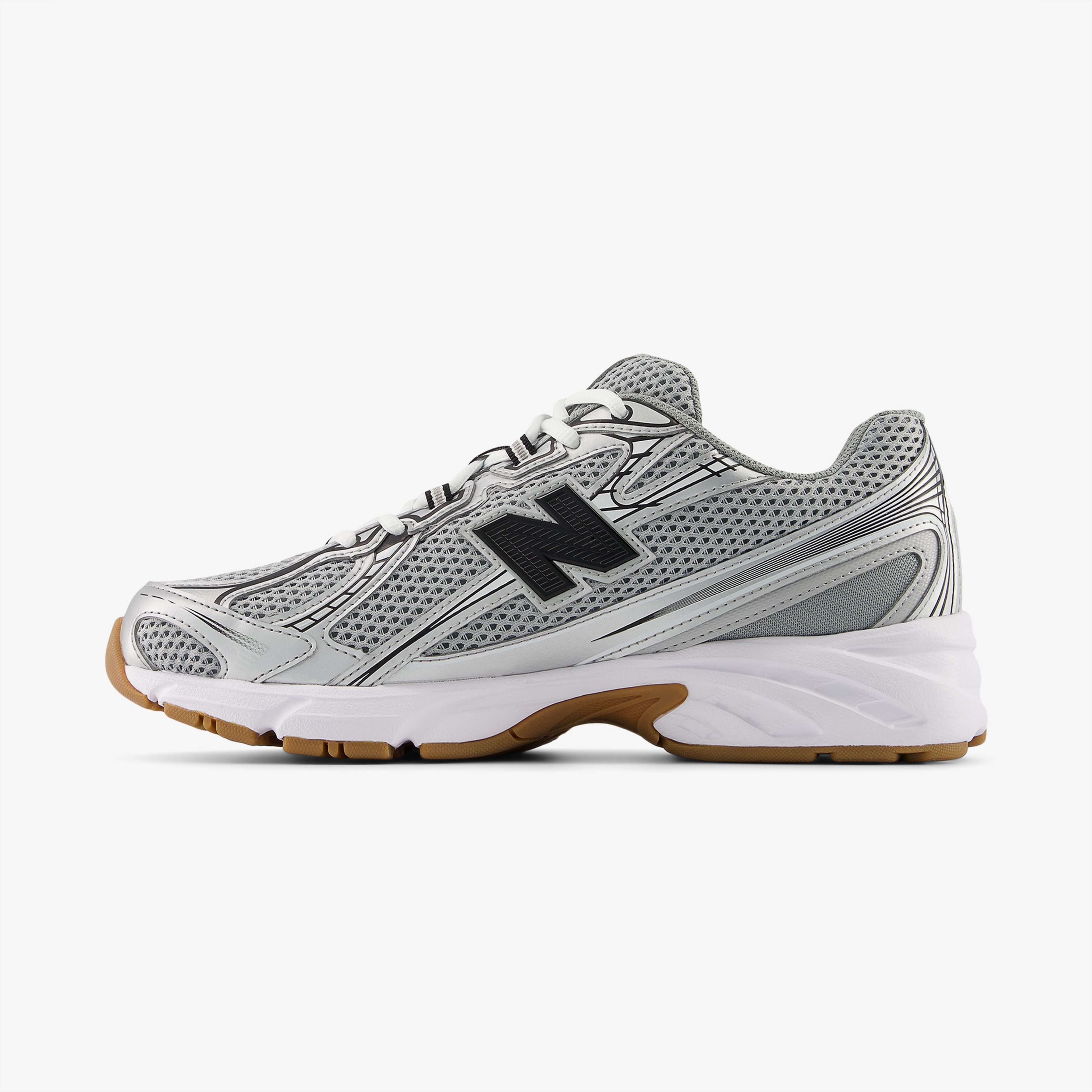 New Balance 740 Lifestyle Unisex Gri Metalik Spor Ayakkabı