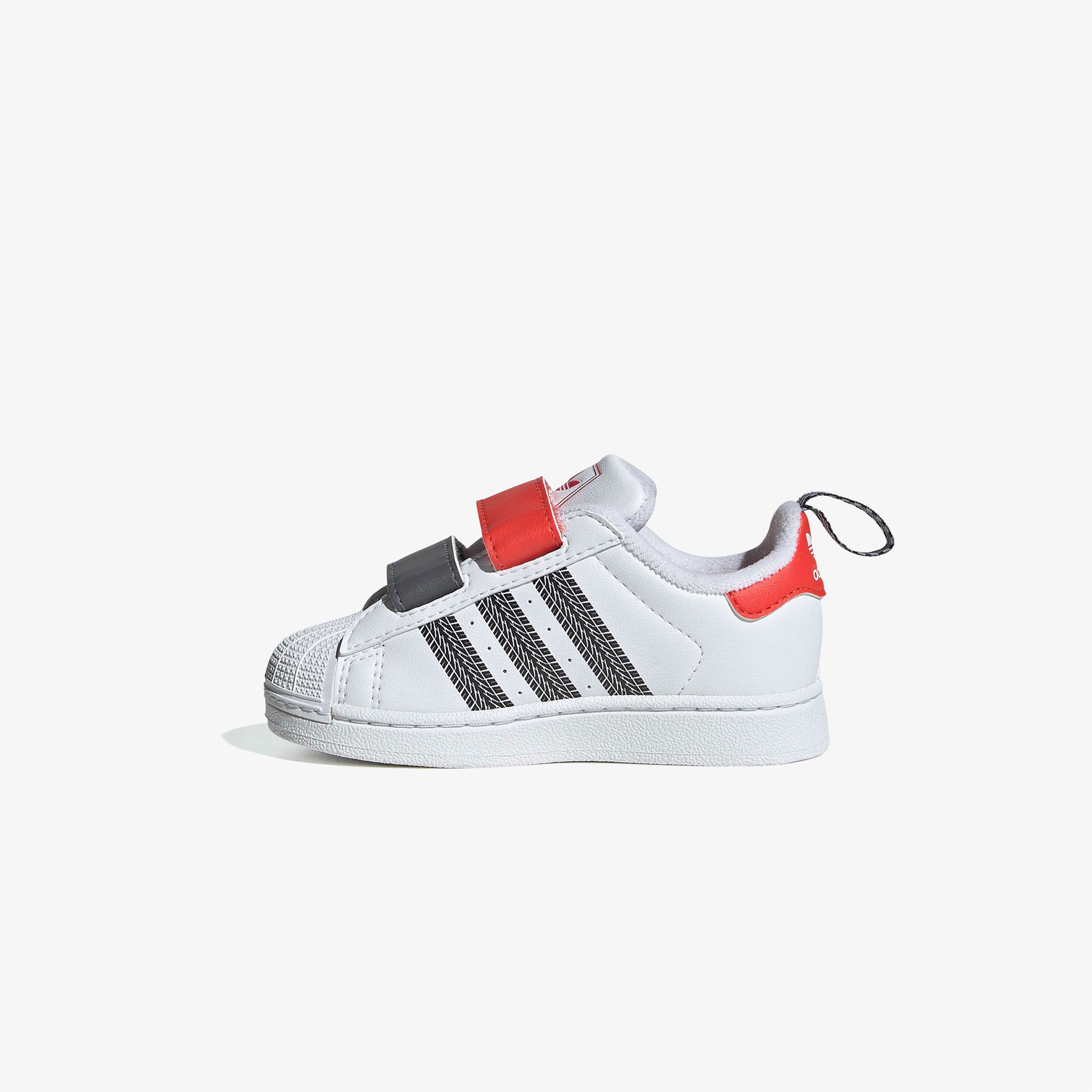 adidas Pixar Cars Superstar II Comfort Closure Beyaz Bebek Ayakkabı