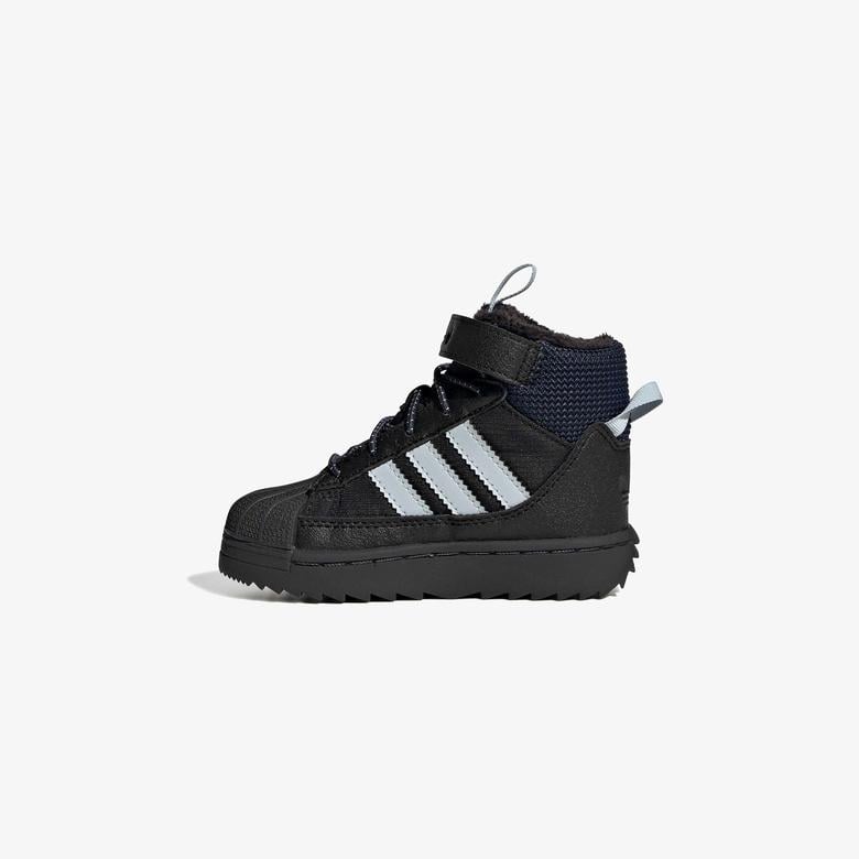 adidas Superstar Winter Trek Bebek Siyah Spor Ayakkabı