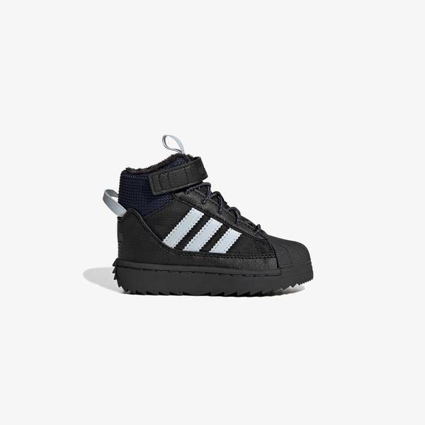 adidas Superstar Winter Trek Bebek Siyah Spor Ayakkabı