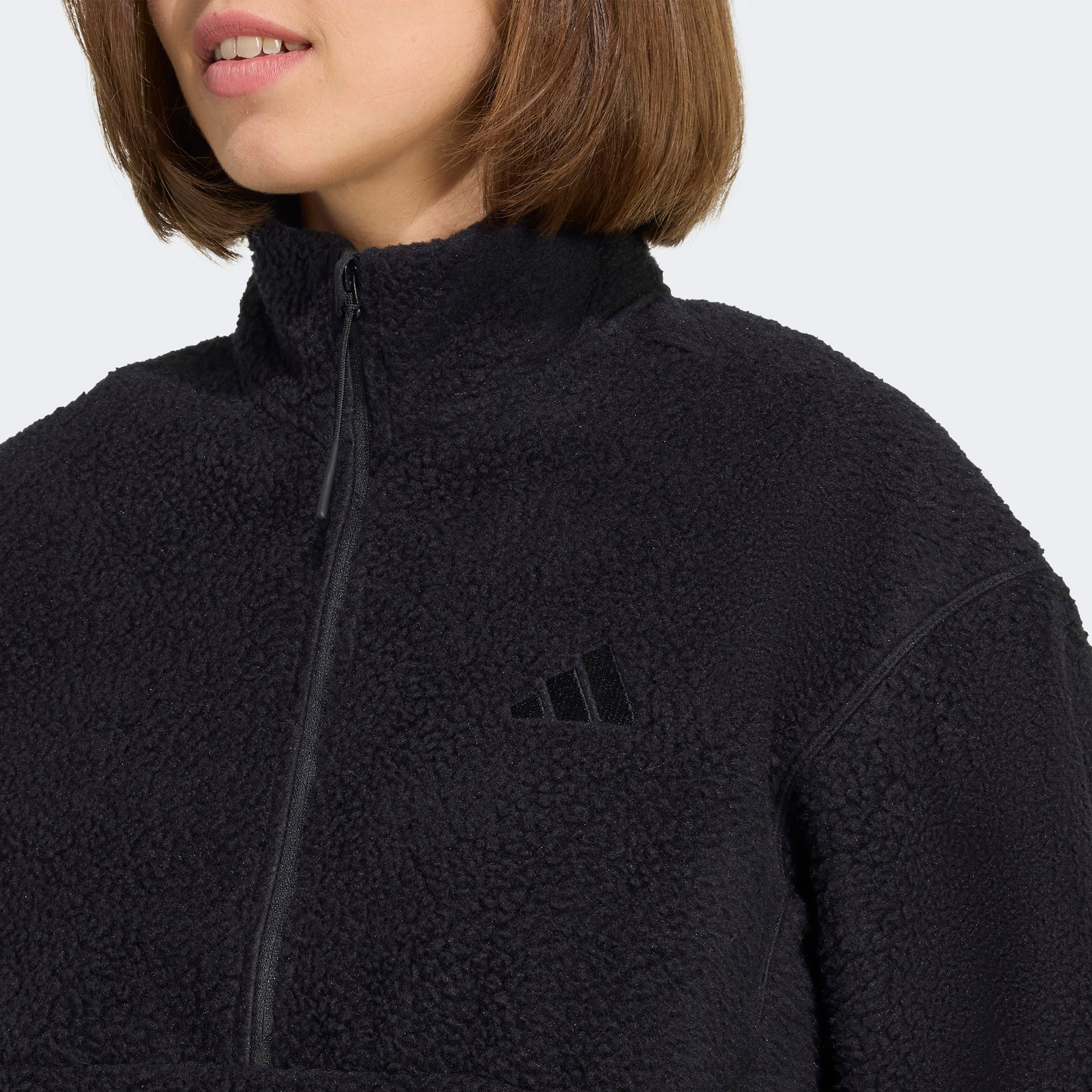adidas CT Fleece Kadın Siyah Sweatshirt