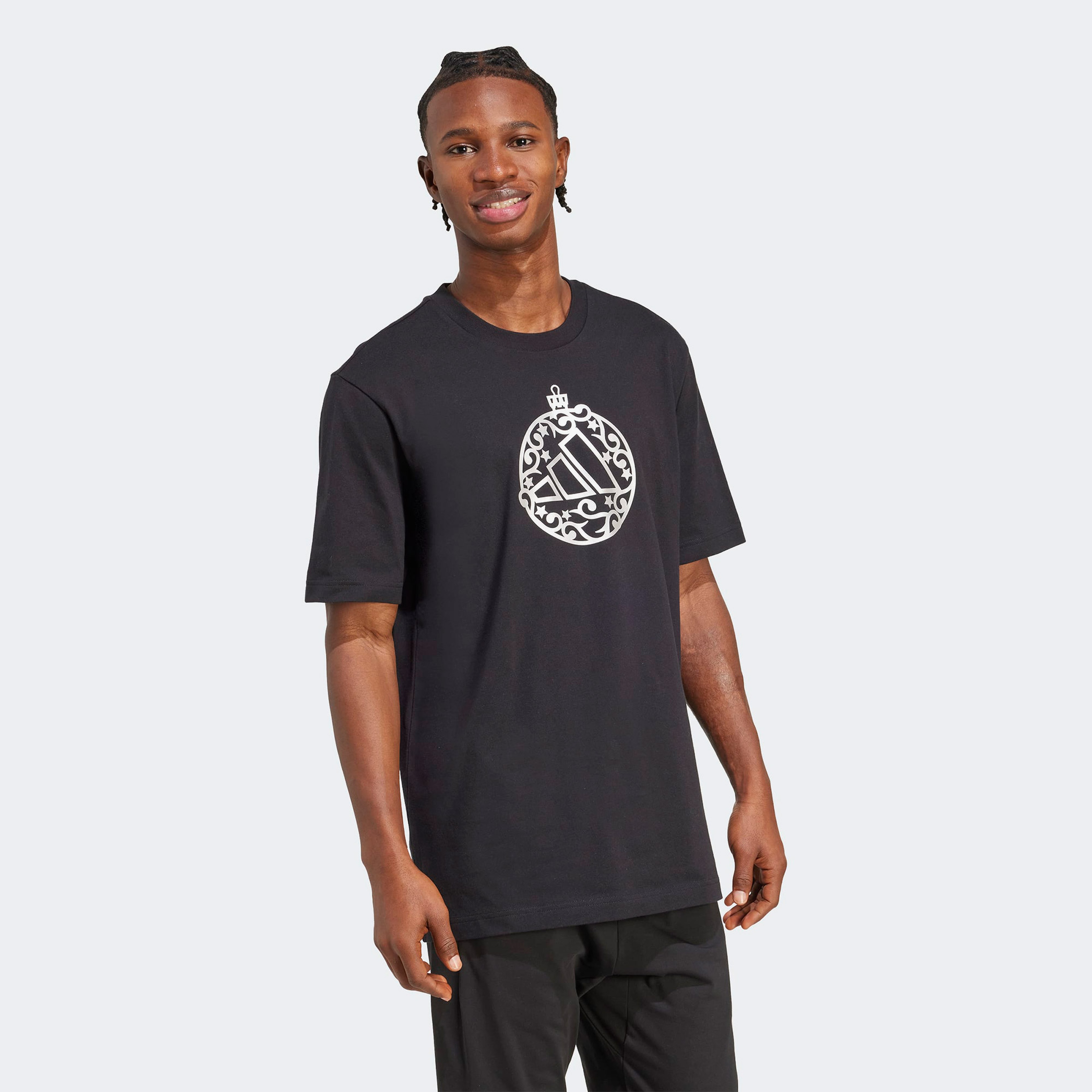 adidas M Hol Met Erkek Siyah T-Shirt