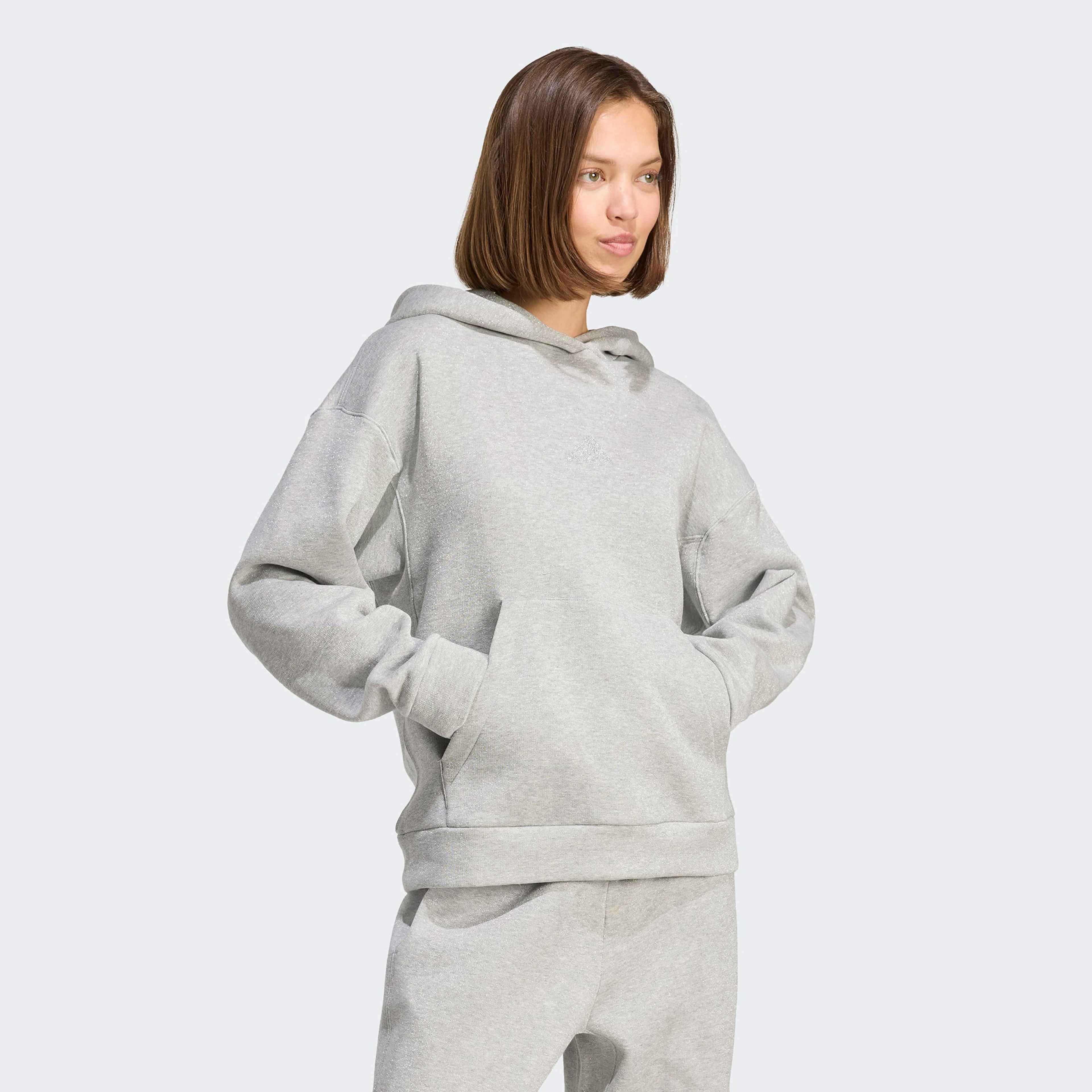 adidas  All Szn Hl Hd Kadın Gri Sweatshirt