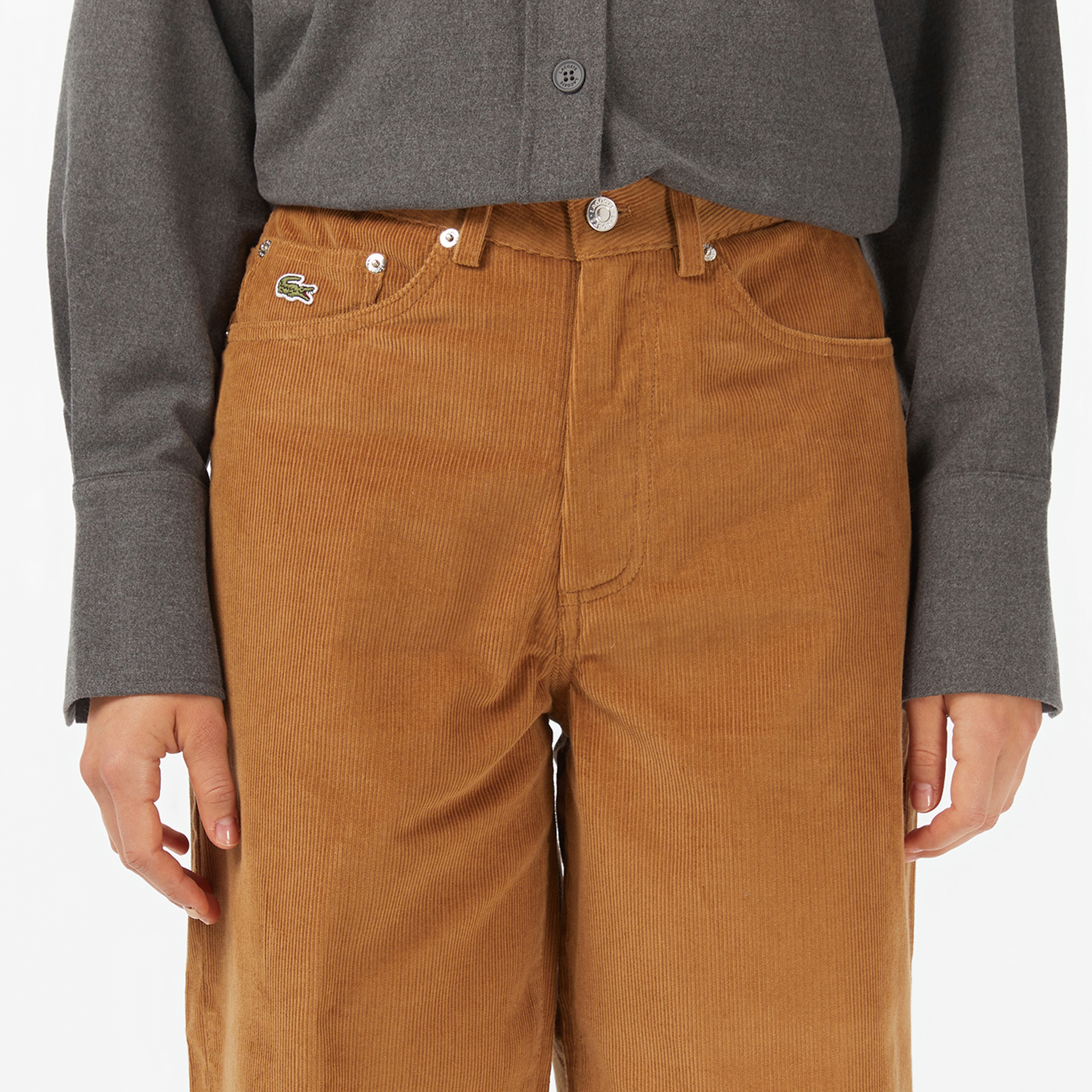 Kadın Wide Leg Kahverengi Pantolon