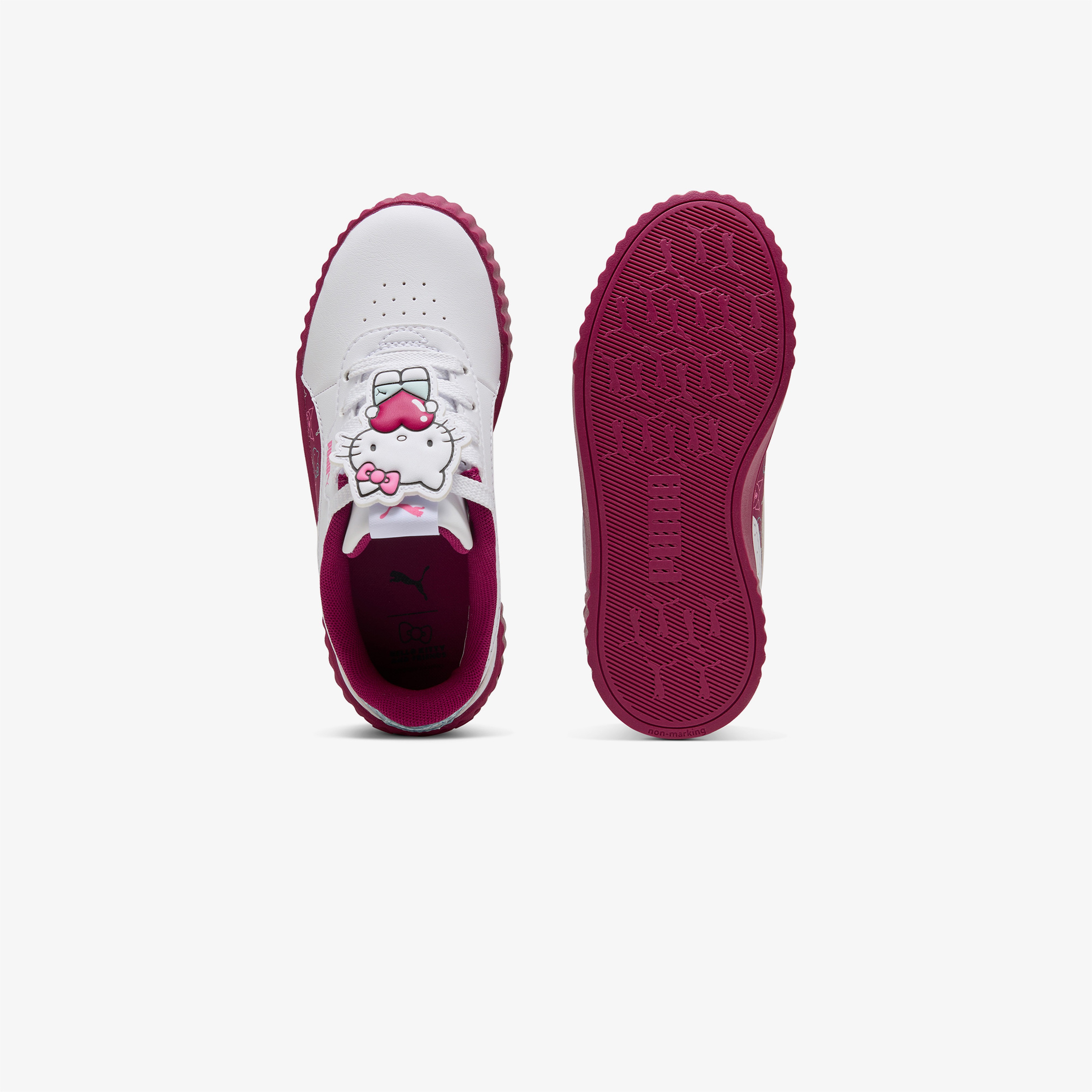 Puma Carina 3.0 Hello Kitty & Friends Çocuk Beyaz Spor Ayakkabı