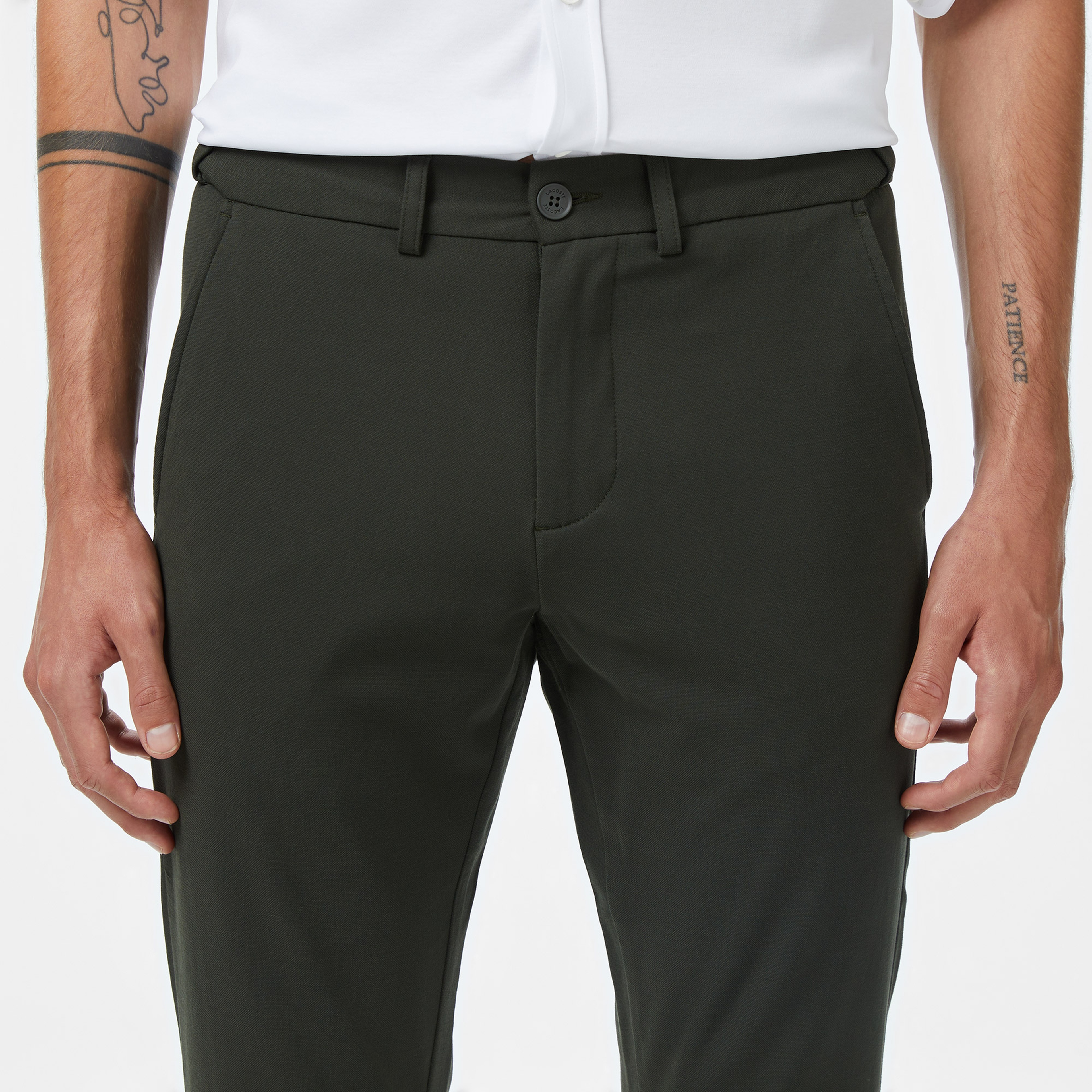 Erkek Slim Fit Haki Pantolon