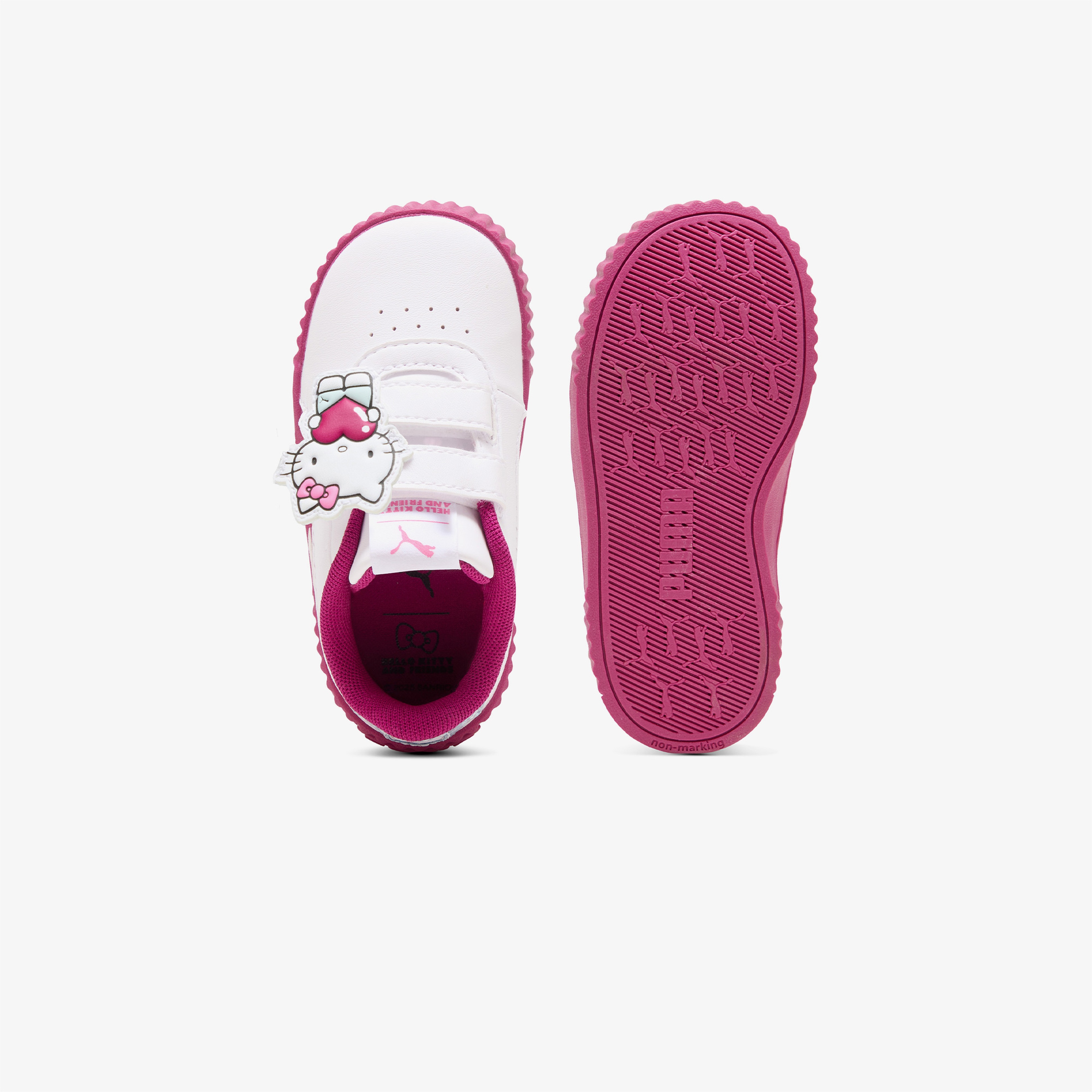 Puma Carina 3.0 Hello Kitty & Friends Bebek Beyaz Spor Ayakkabı