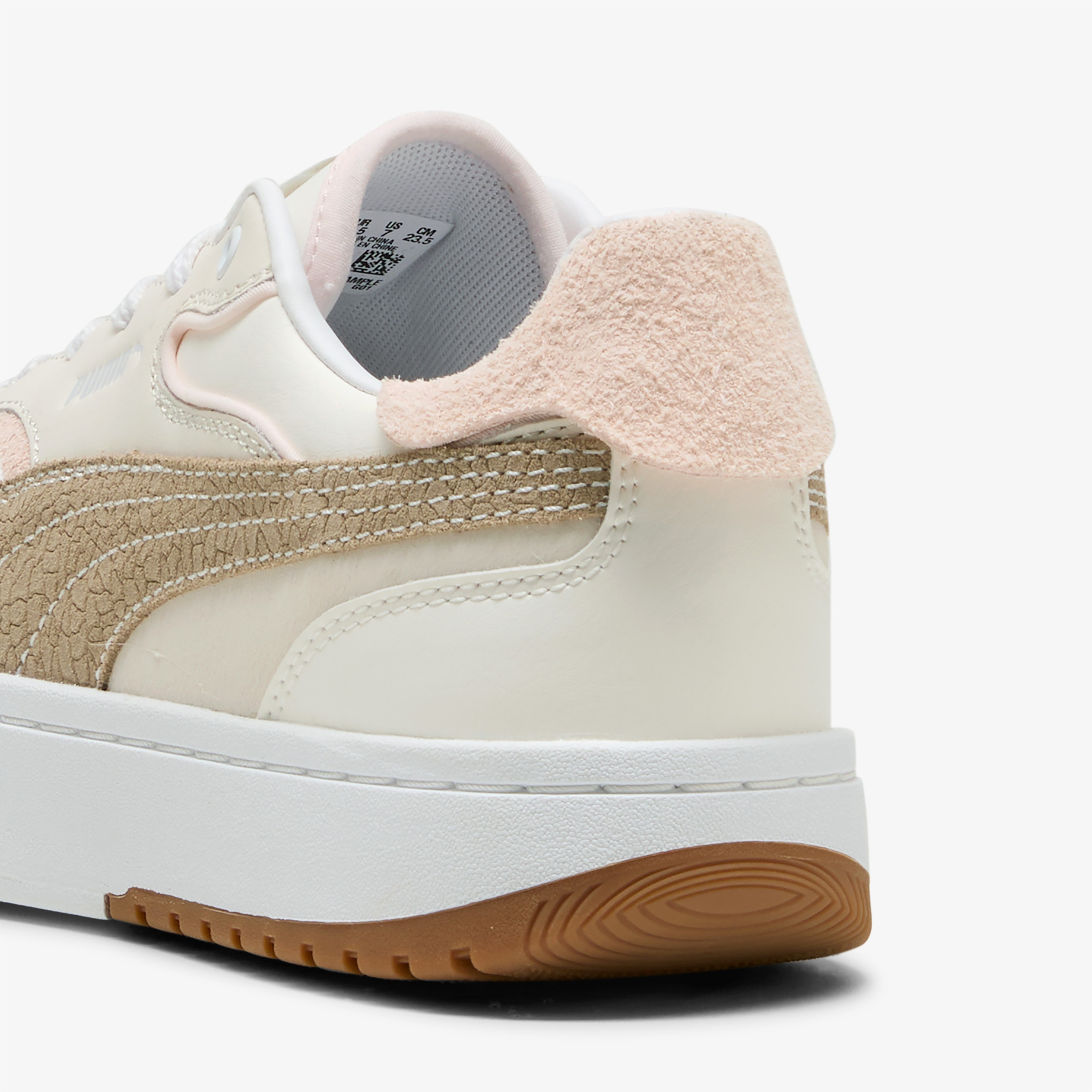 Puma Cali Sylva Elevated Kadın Krem Spor Ayakkabı