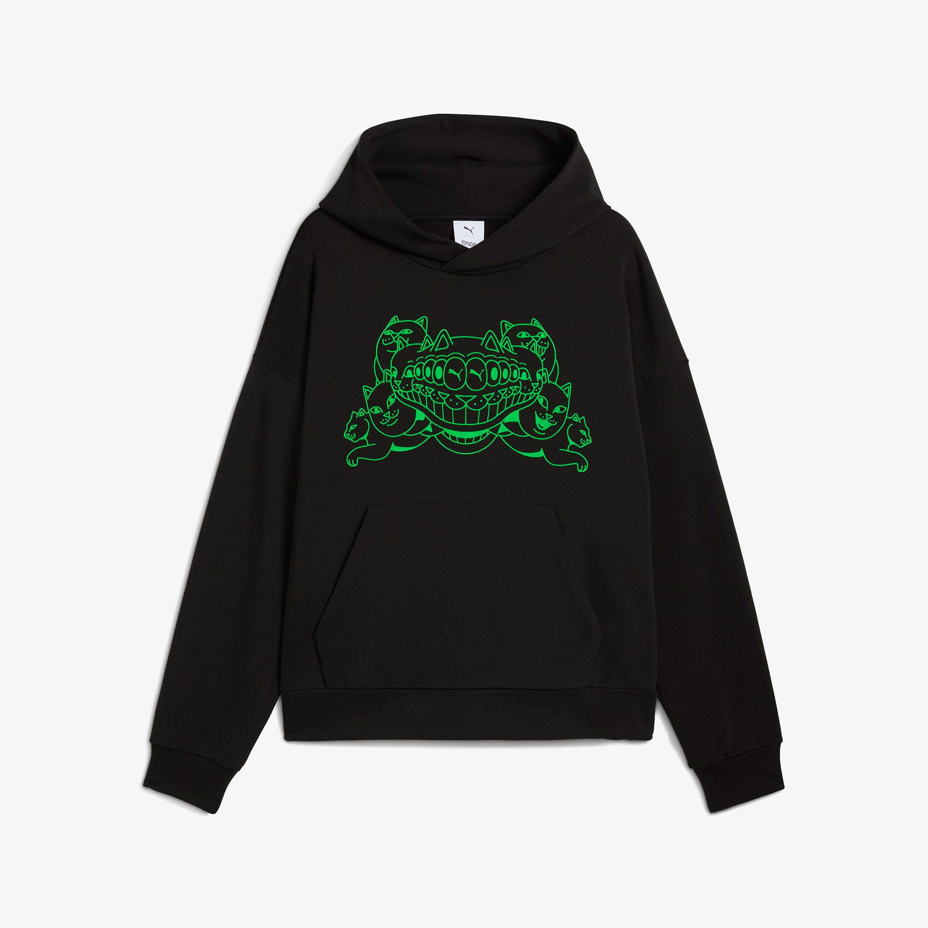 Puma X Ripndip Boxy Erkek Siyah Sweatshirt