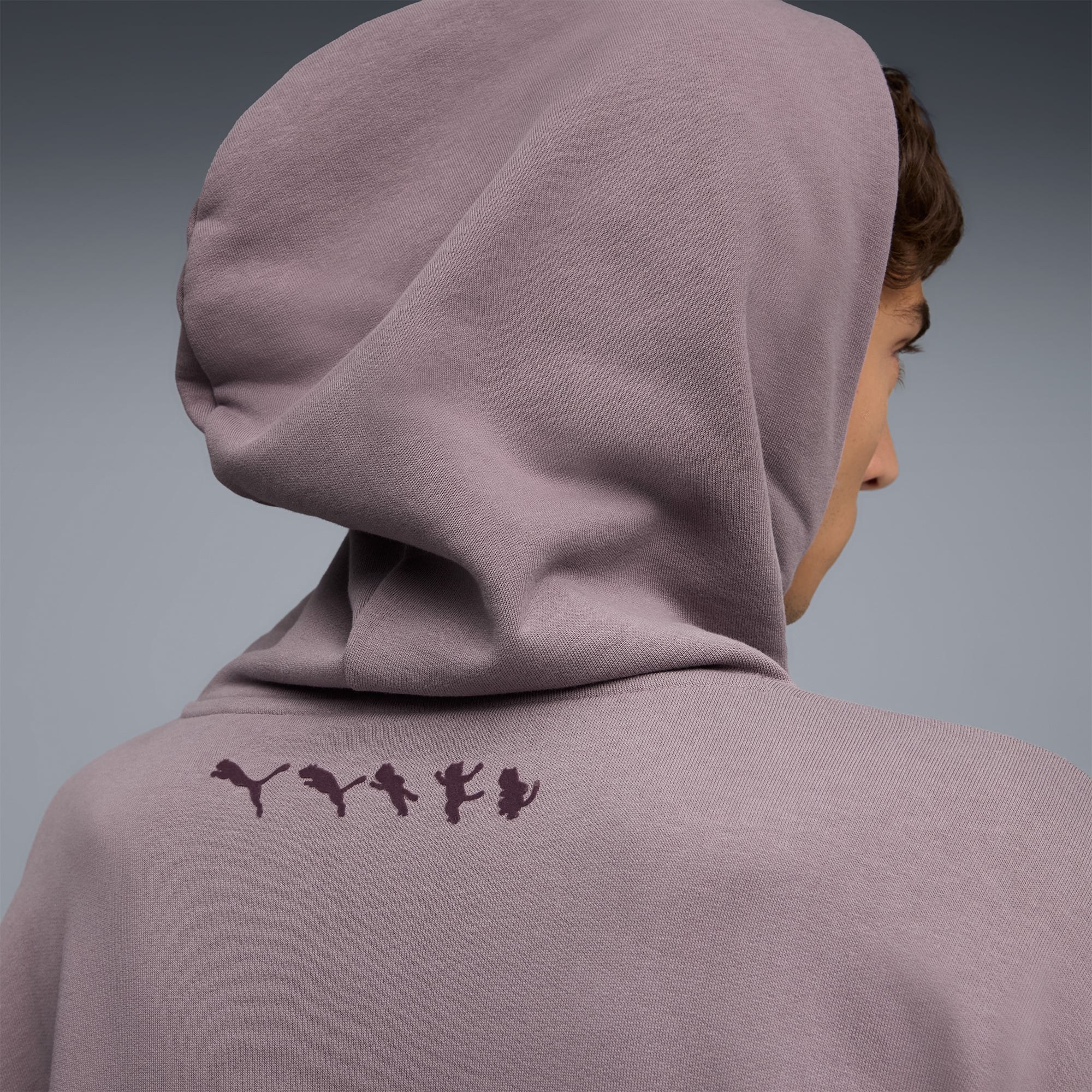 Puma X Ripndip Boxy Erkek Mor Sweatshirt