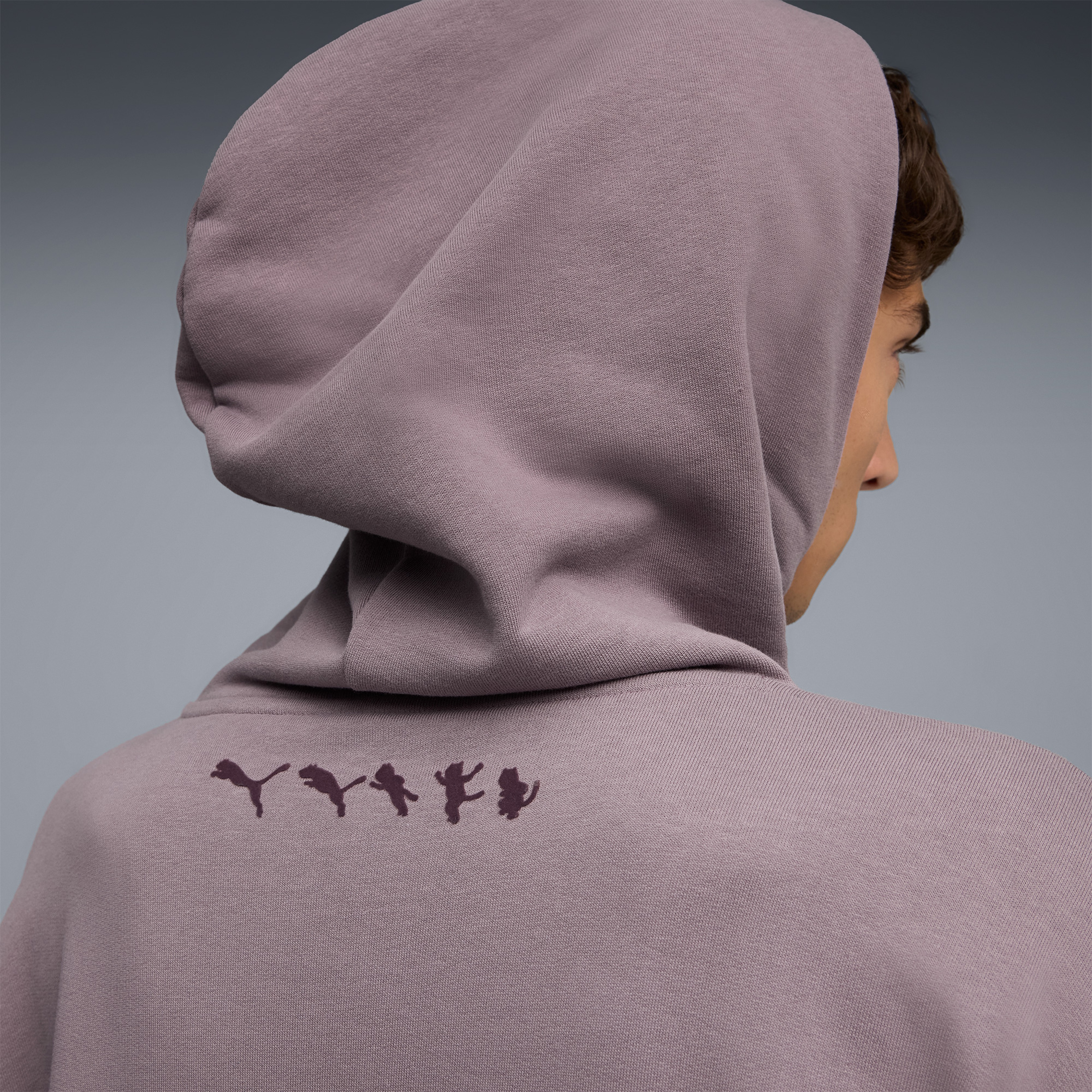 Puma X Ripndip Boxy Erkek Mor Sweatshirt