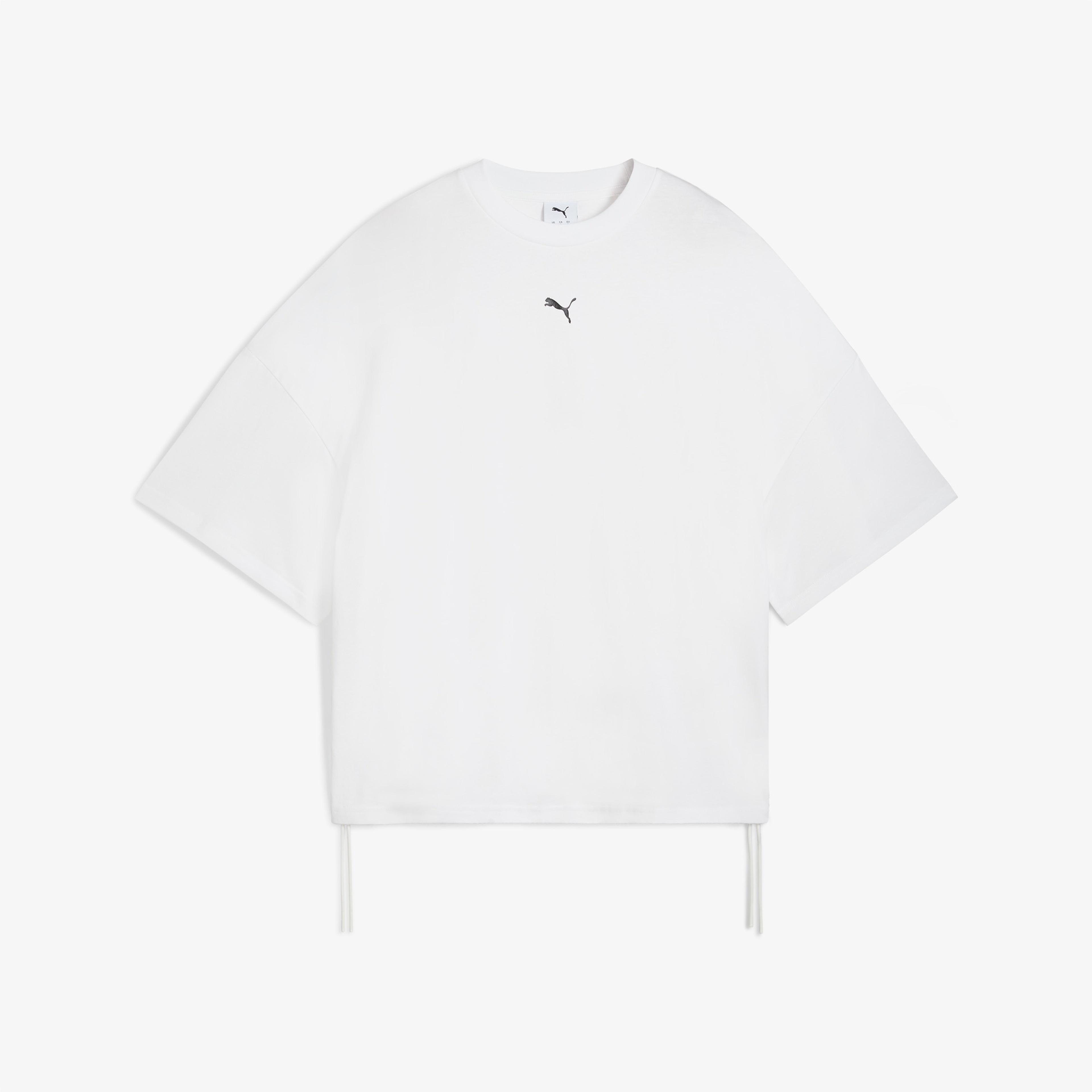 Puma Dare To Oversized Ruched Kadın Beyaz T-Shirt