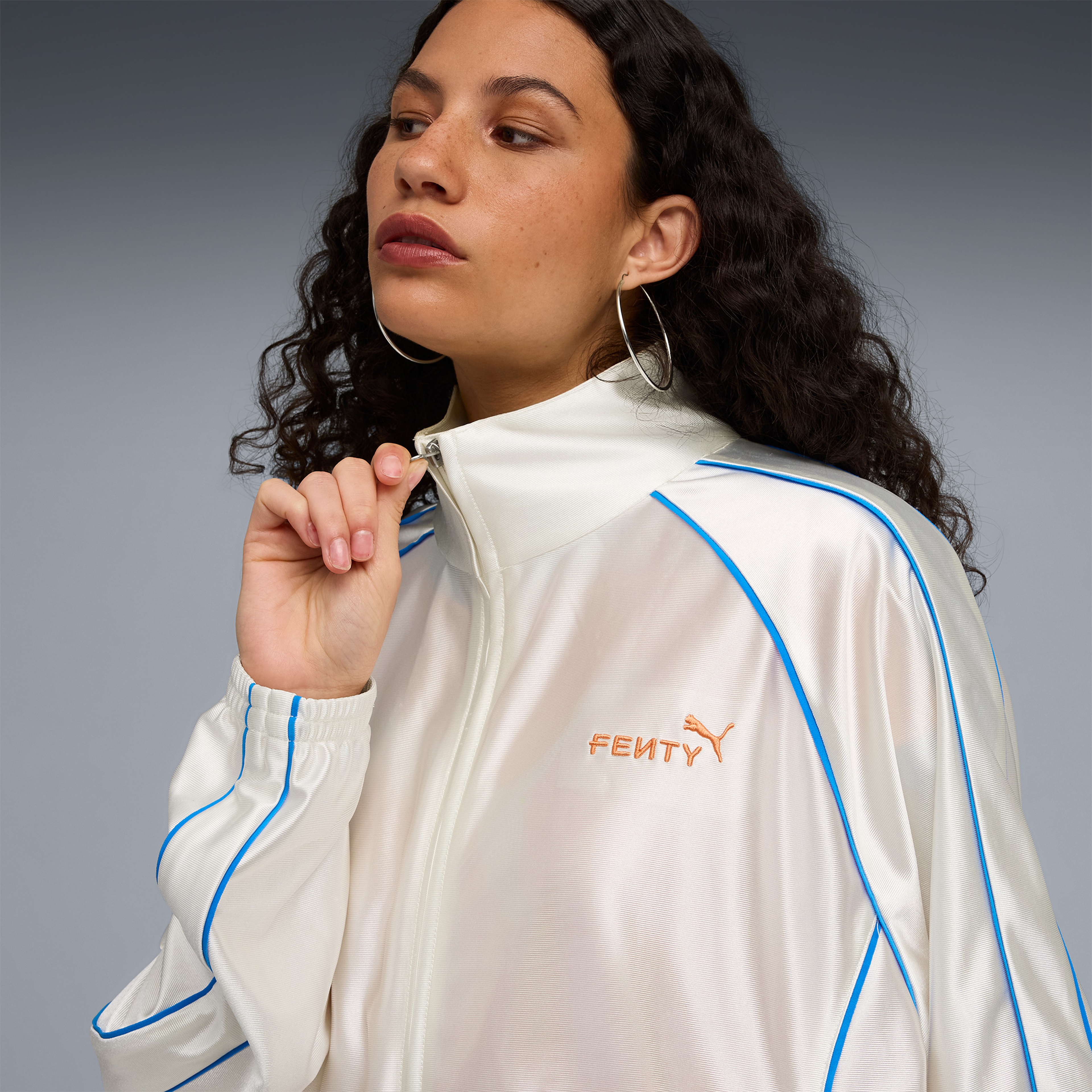 Puma X Fenty T7 Kadın Beyaz Ceket