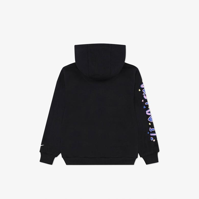 Nike Essentials Aop Fleece Hood Çocuk Siyah Sweatshirt