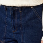 Kadın Straight Fit Koyu Mavi Pantolon