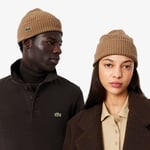 Unisex Yün Açık Kahverengi Bere