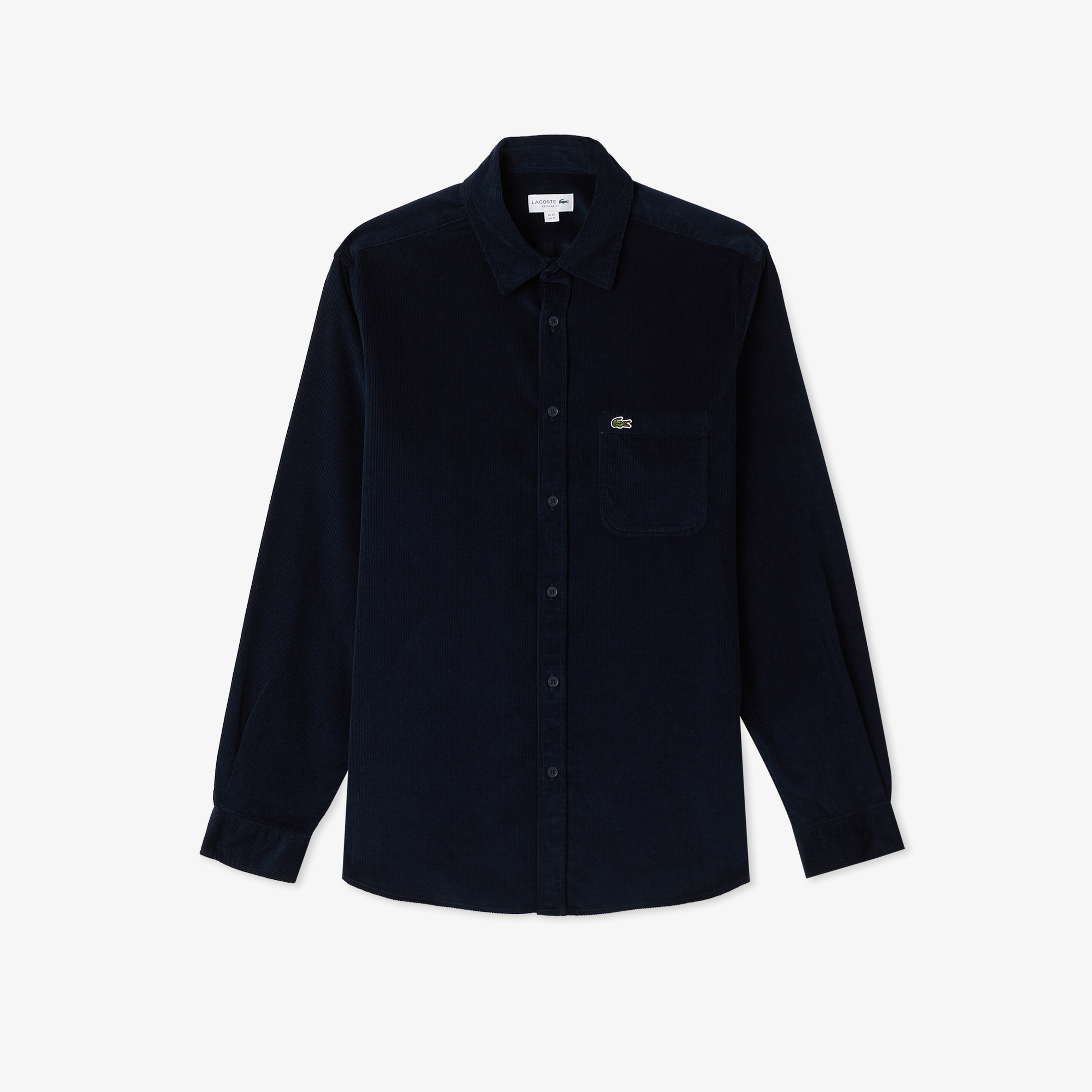 Erkek Regular Fit Kadife Lacivert Gömlek