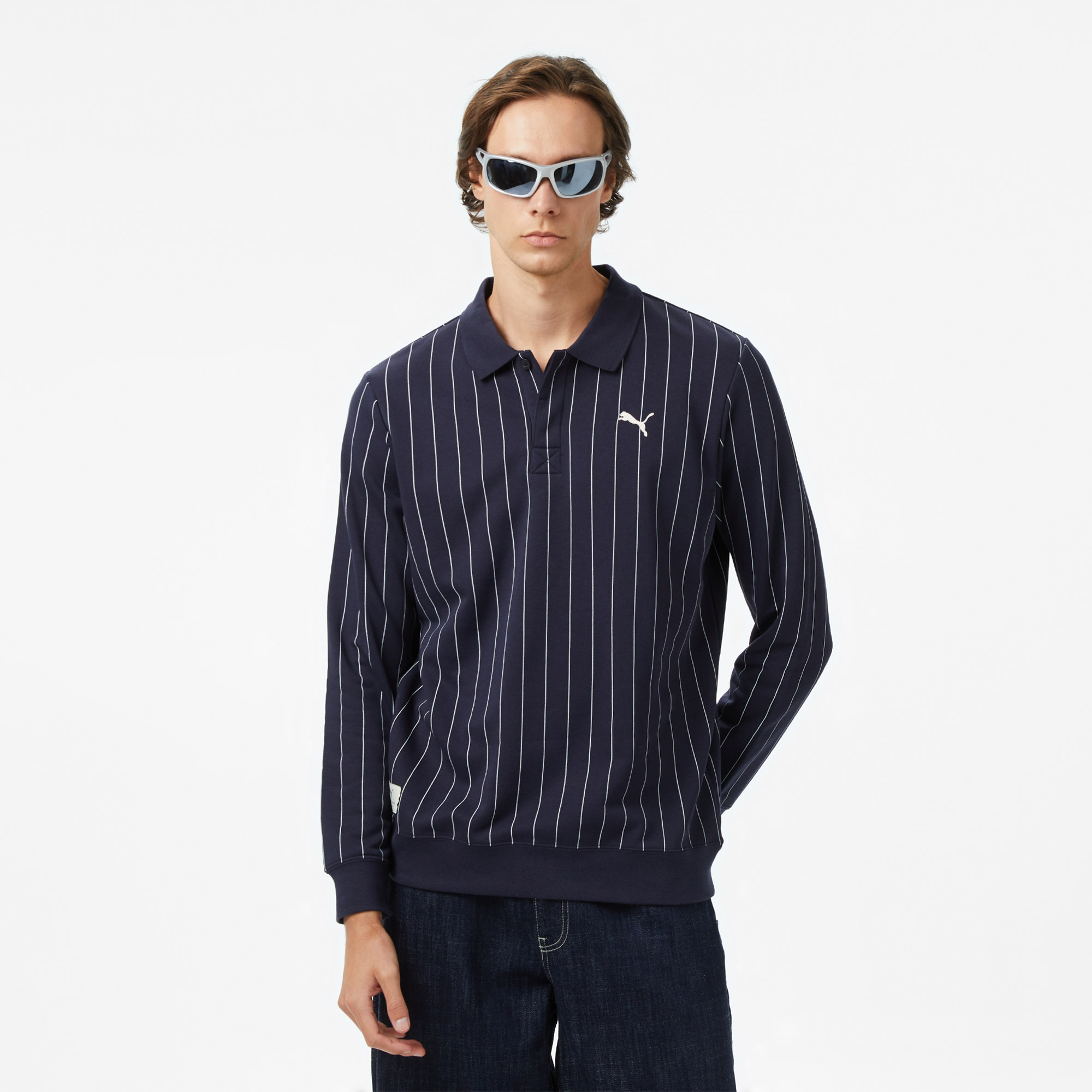 Puma  CLASS POLO TR Erkek Lacivert Sweatshirt