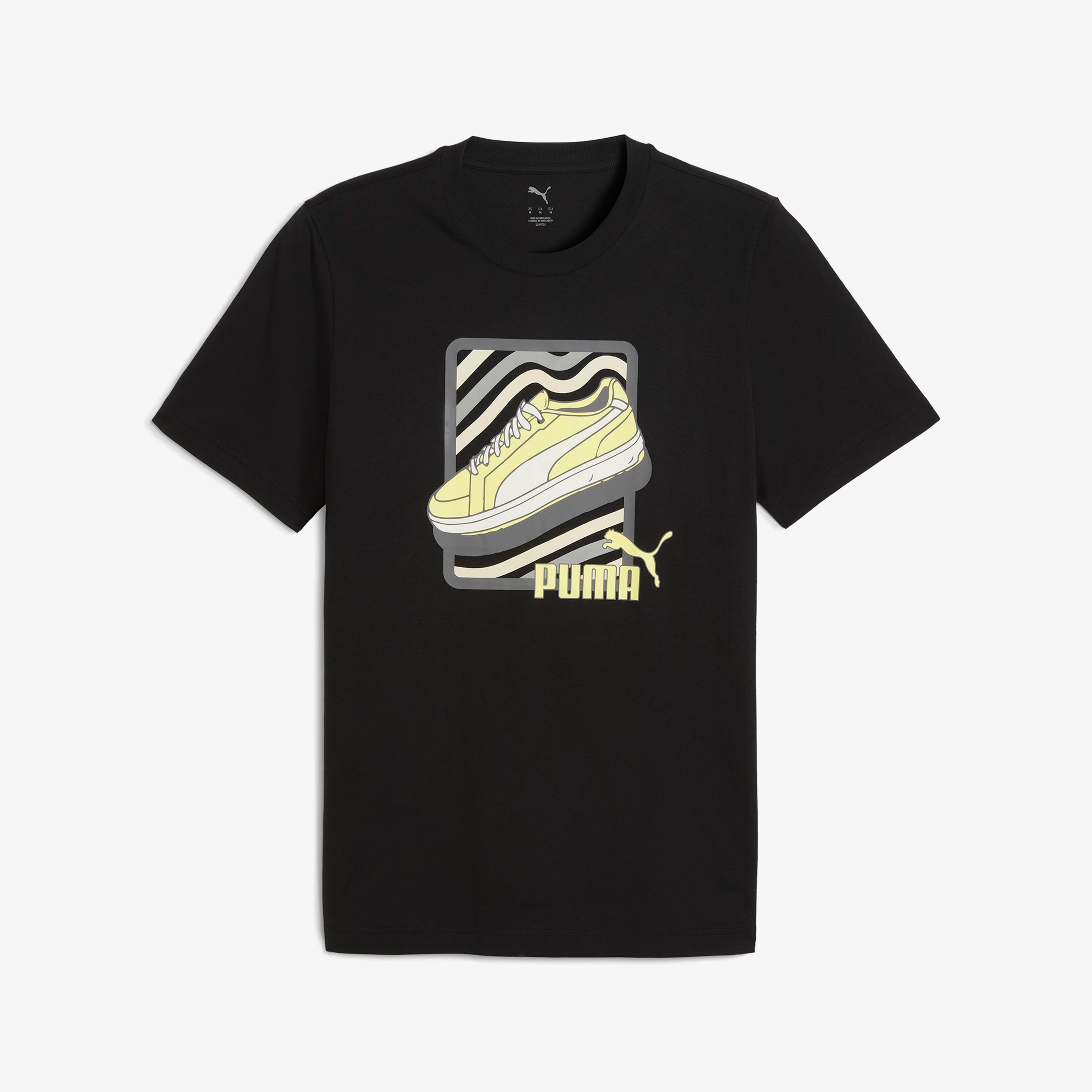 Puma Graphic Erkek Siyah T-Shirt