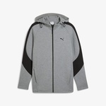 Puma EVOSTRIPE Core FZ  Erkek Gri Sweatshirt