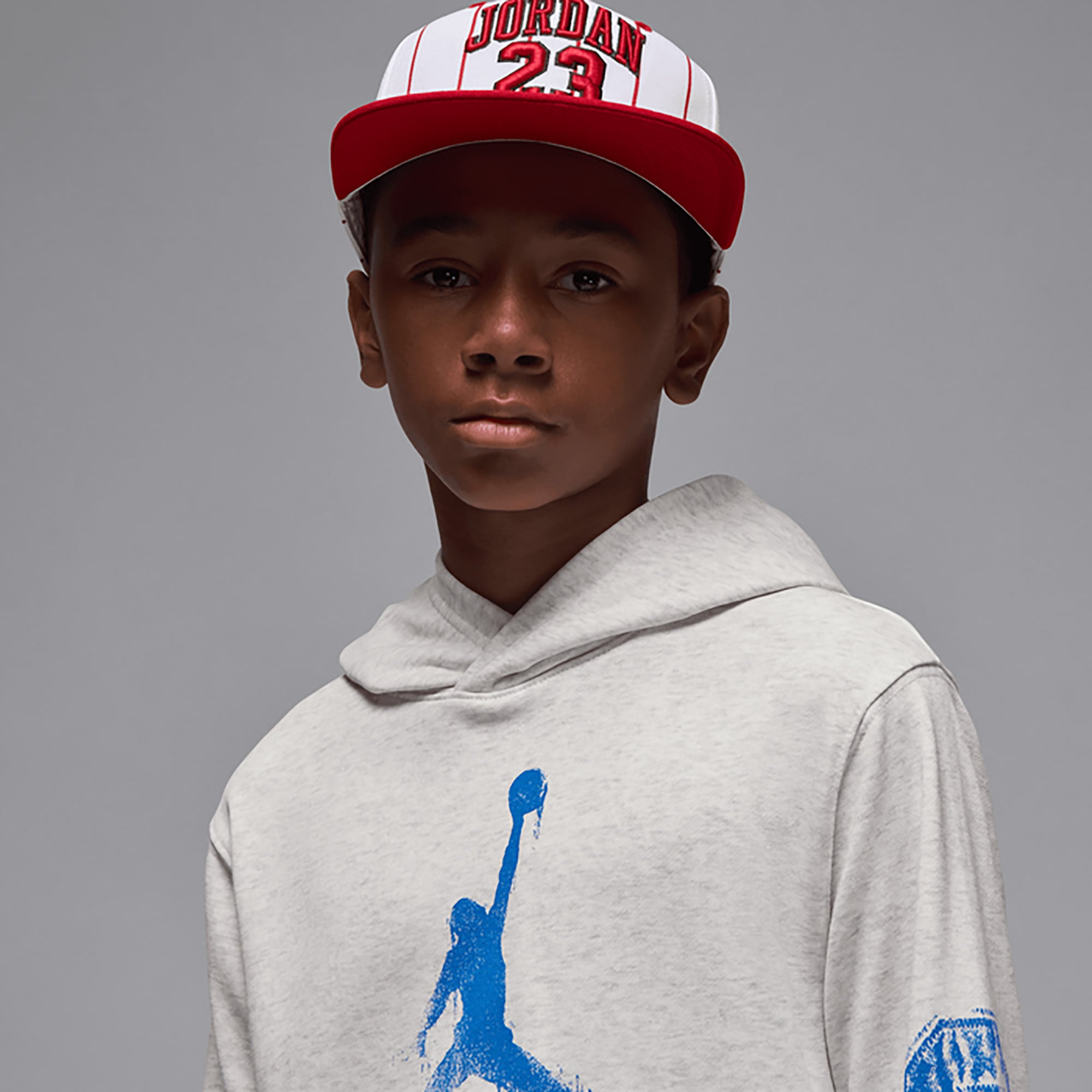 Jordan MVP Jumpman Fleece Çocuk Beyaz Sweatshirt