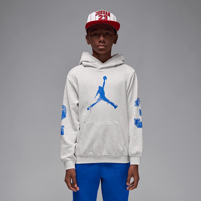 Jordan MVP Jumpman Fleece Çocuk Beyaz Sweatshirt