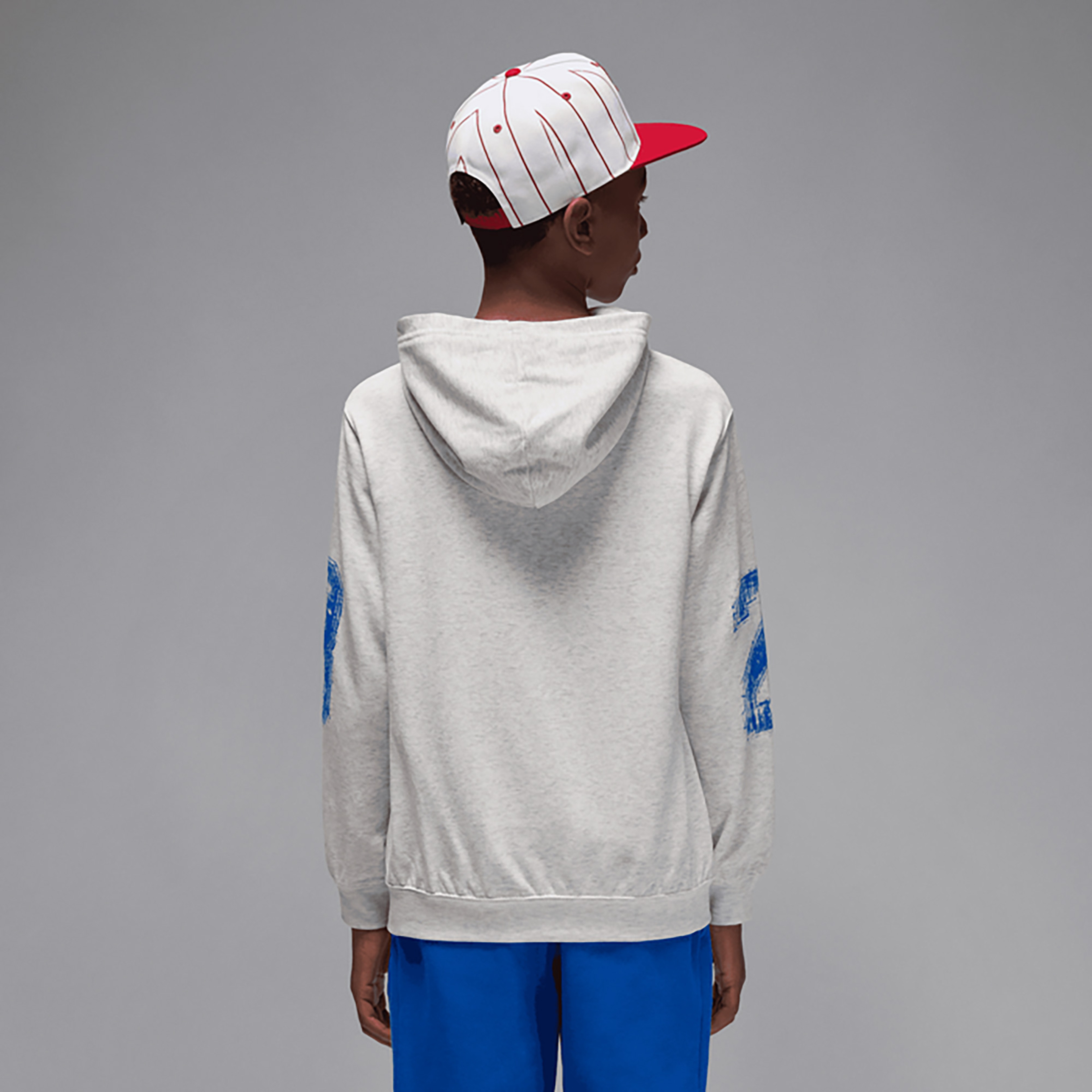 Jordan MVP Flight Pullover Çocuk Gri Sweatshirt