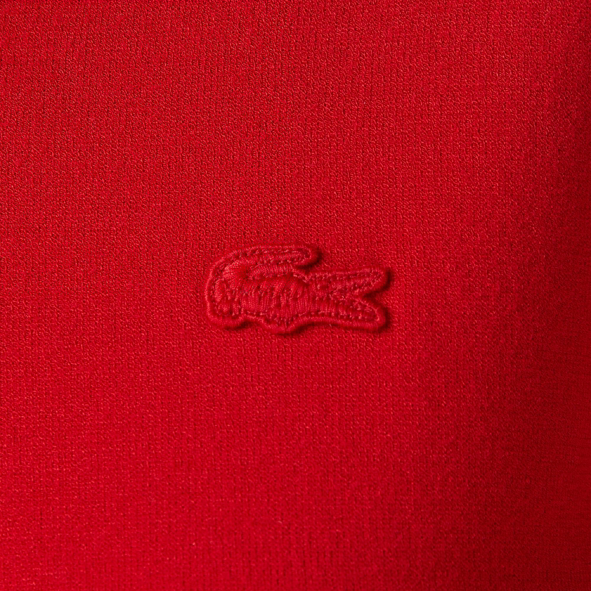 Kadın Regular Fit Polo Yaka Kırmızı Kazak