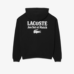 Erkek Loose Fit Kapüşonlu Siyah Sweatshirt