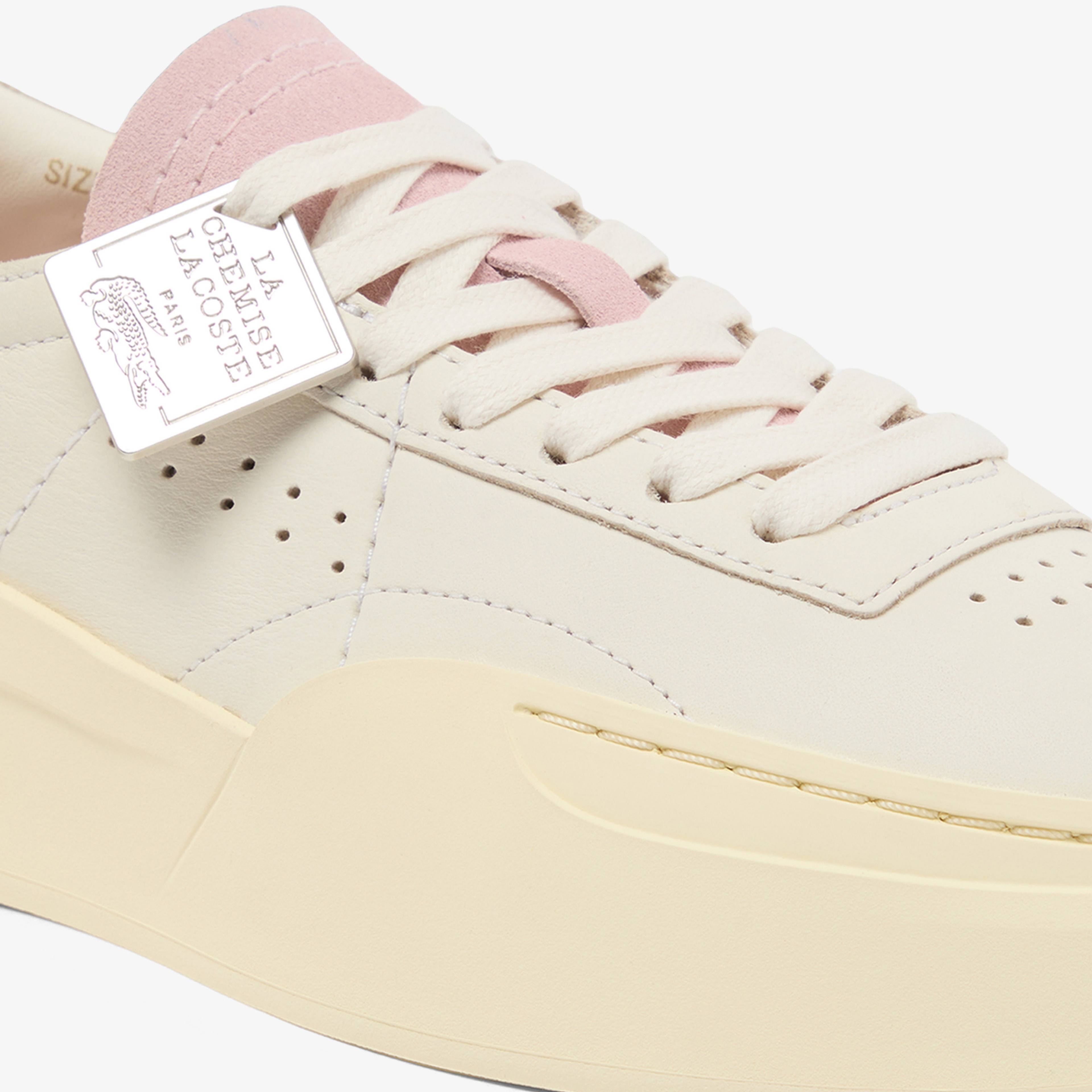 Lacoste Aura Club Kadın Krem Sneaker