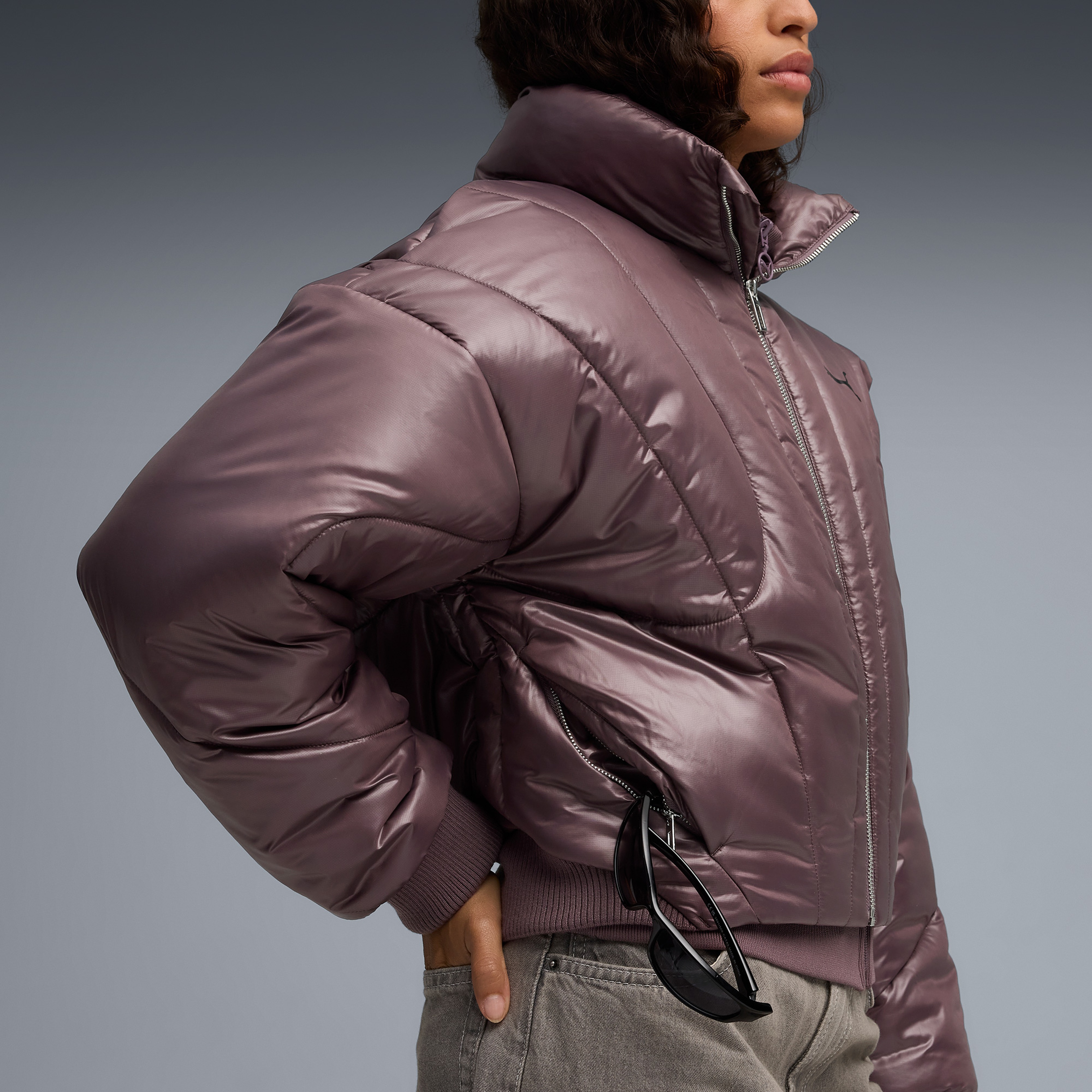 Puma Dare To Puffer Kadın Bordo Ceket