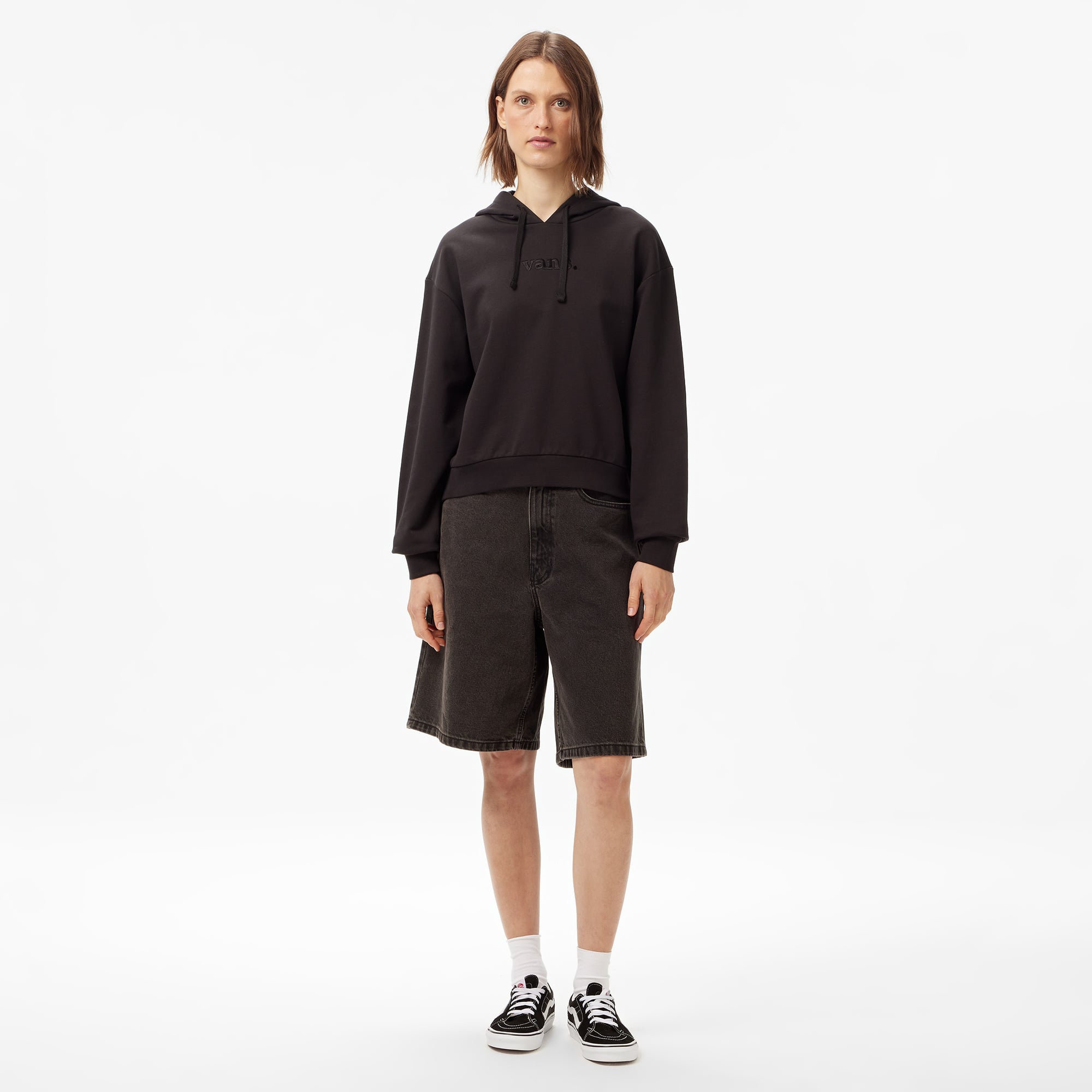 Vans Essential H-Ft Rlx Po Kadın Siyah Sweatshırt