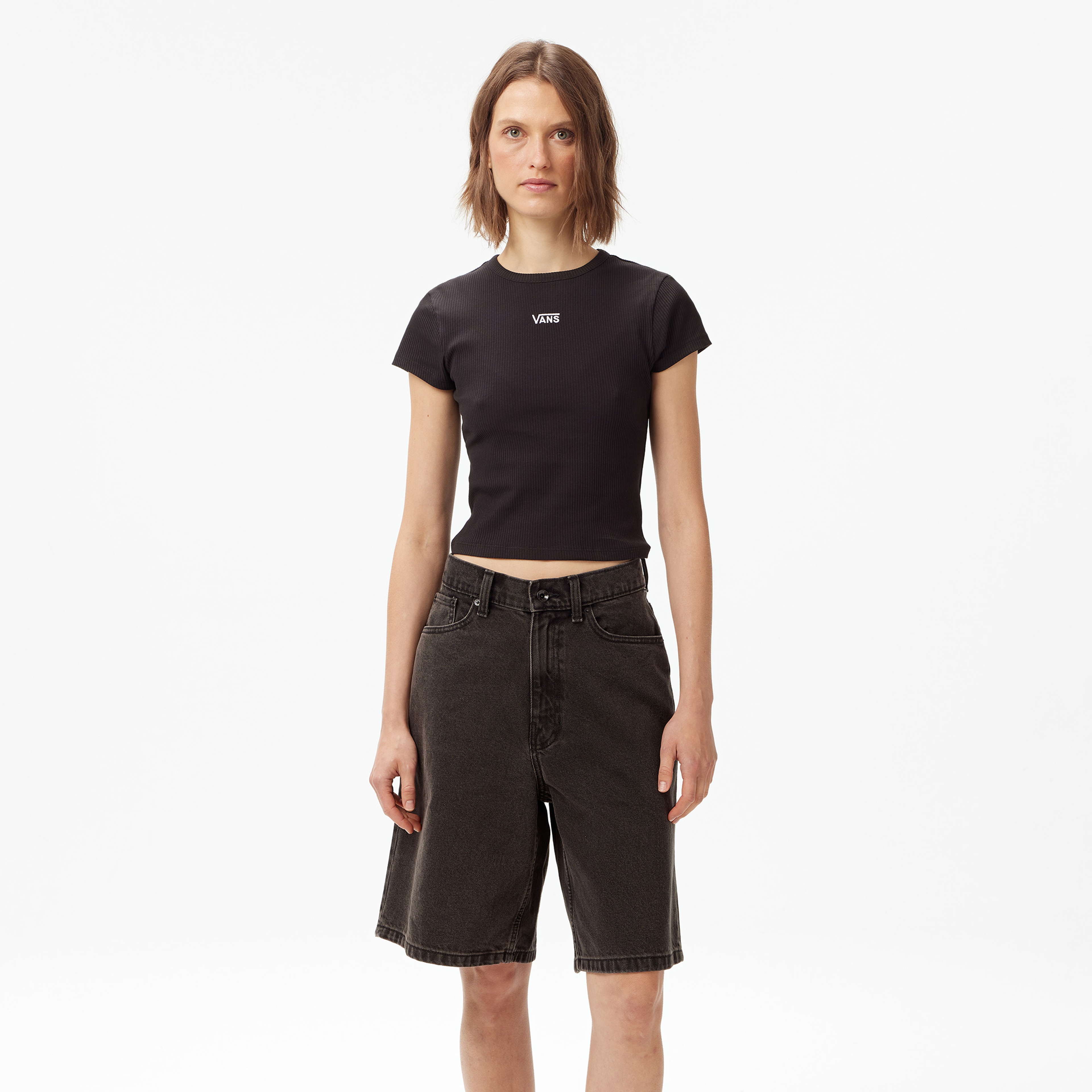 Vans Cameron Kadın Siyah T-Shirt