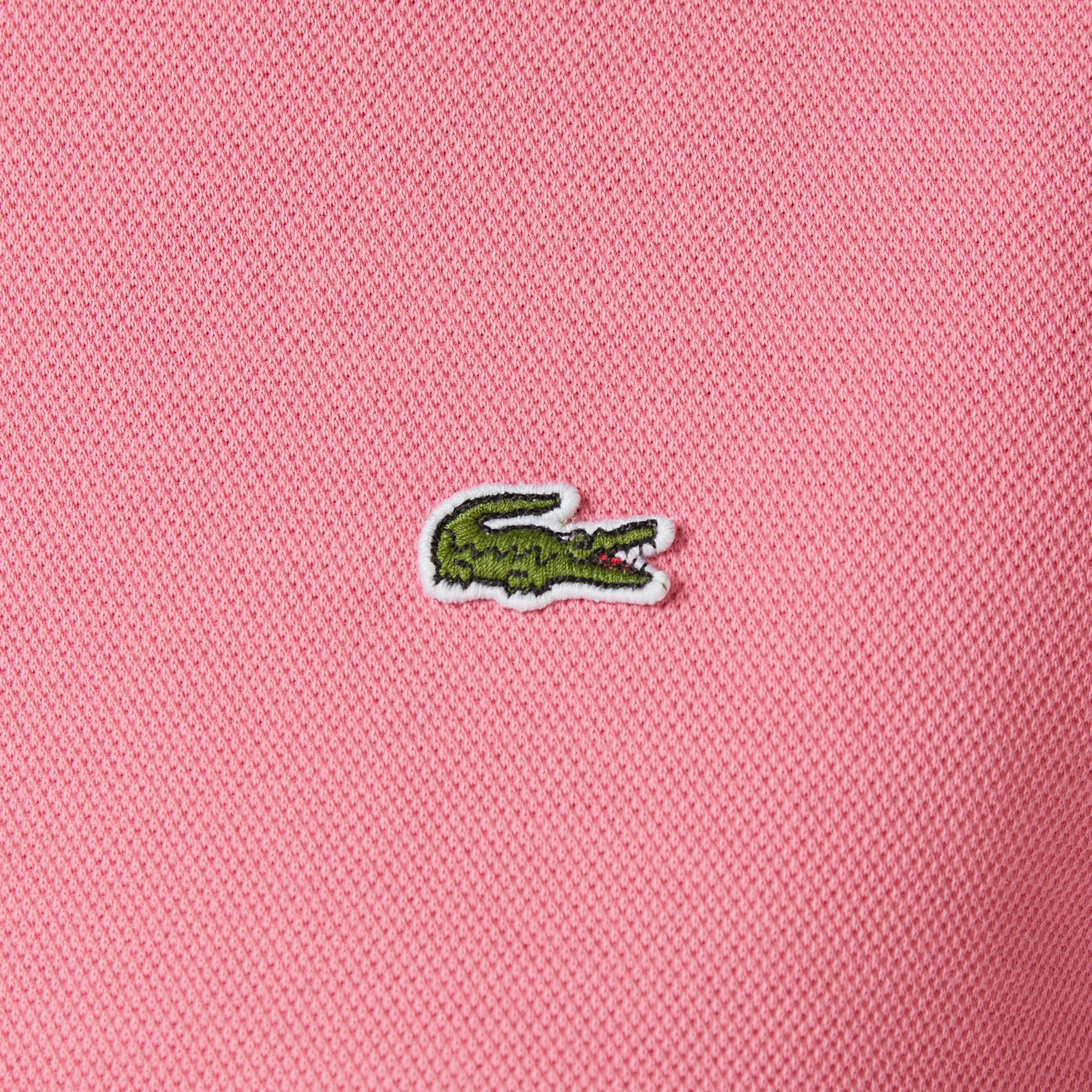 Lacoste Kadın Relaxed Fit Bisiklet Yaka Pembe Sweatshirt