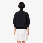 Kadın Relaxed Fit Yarım Fermuarlı Lacivert Sweatshirt