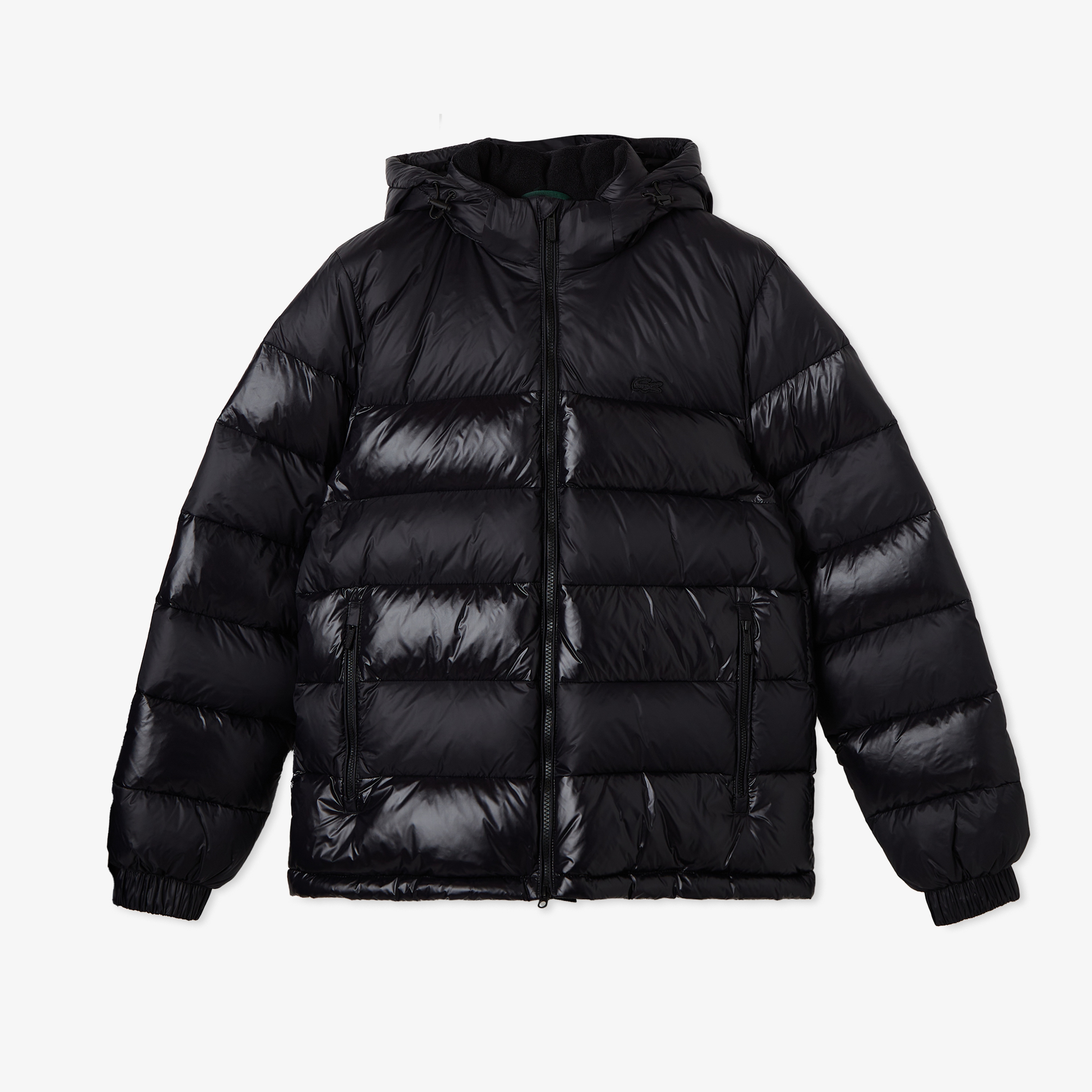 Erkek Relaxed Fit Kapüşonlu Siyah Mont