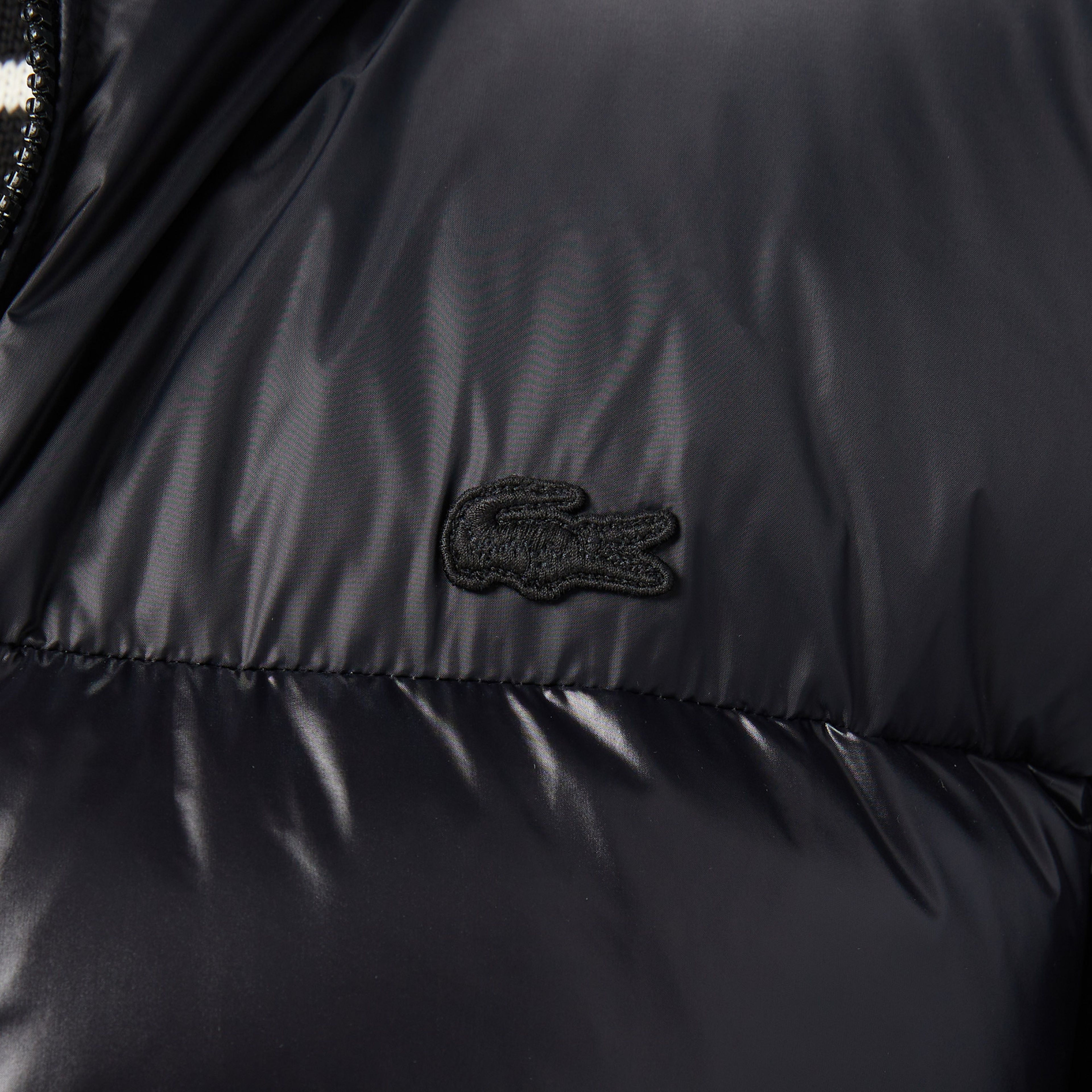 Erkek Relaxed Fit Kapüşonlu Siyah Mont