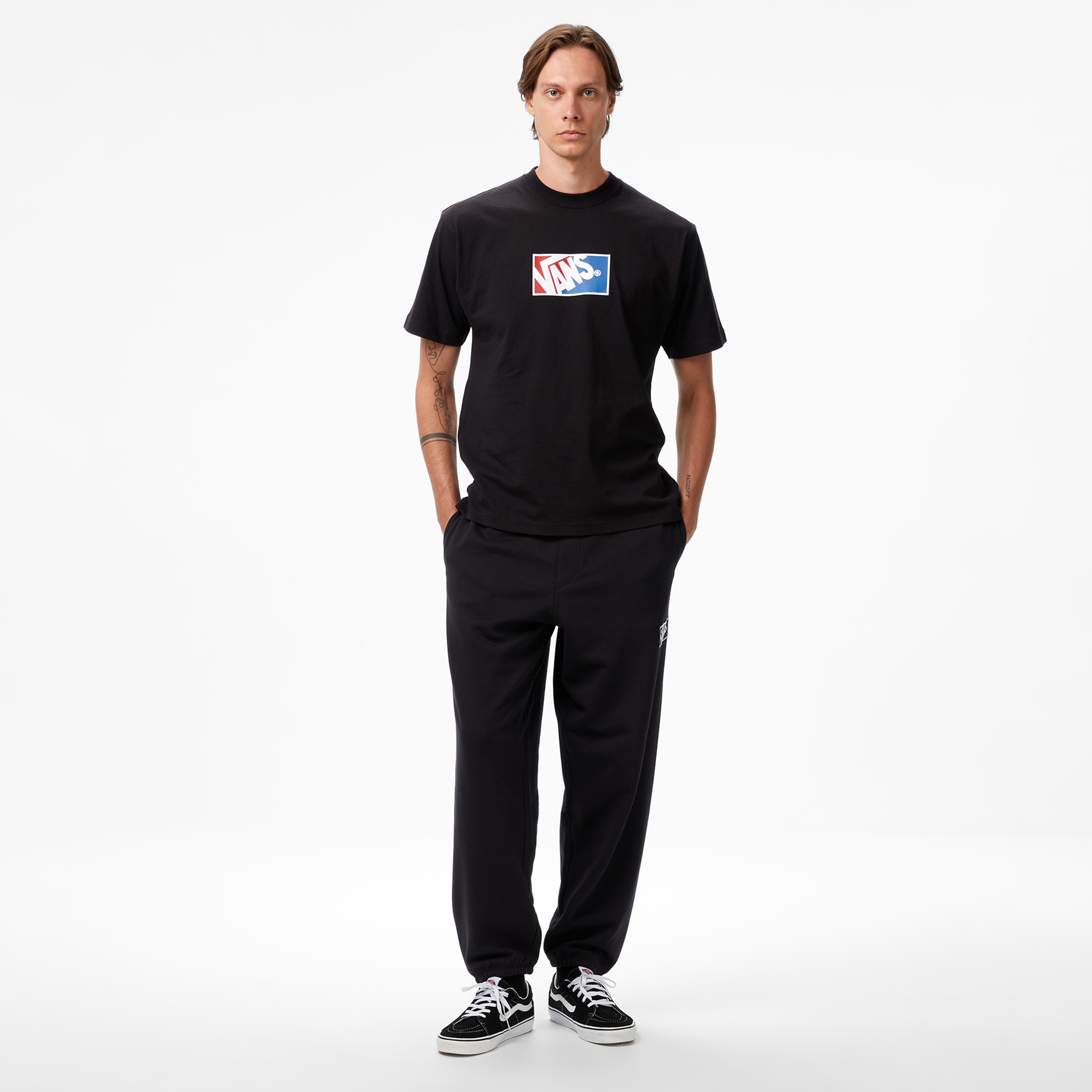 Vans Mn Blocked Box Loose Sweat Ft Erkek Siyah Pantolon