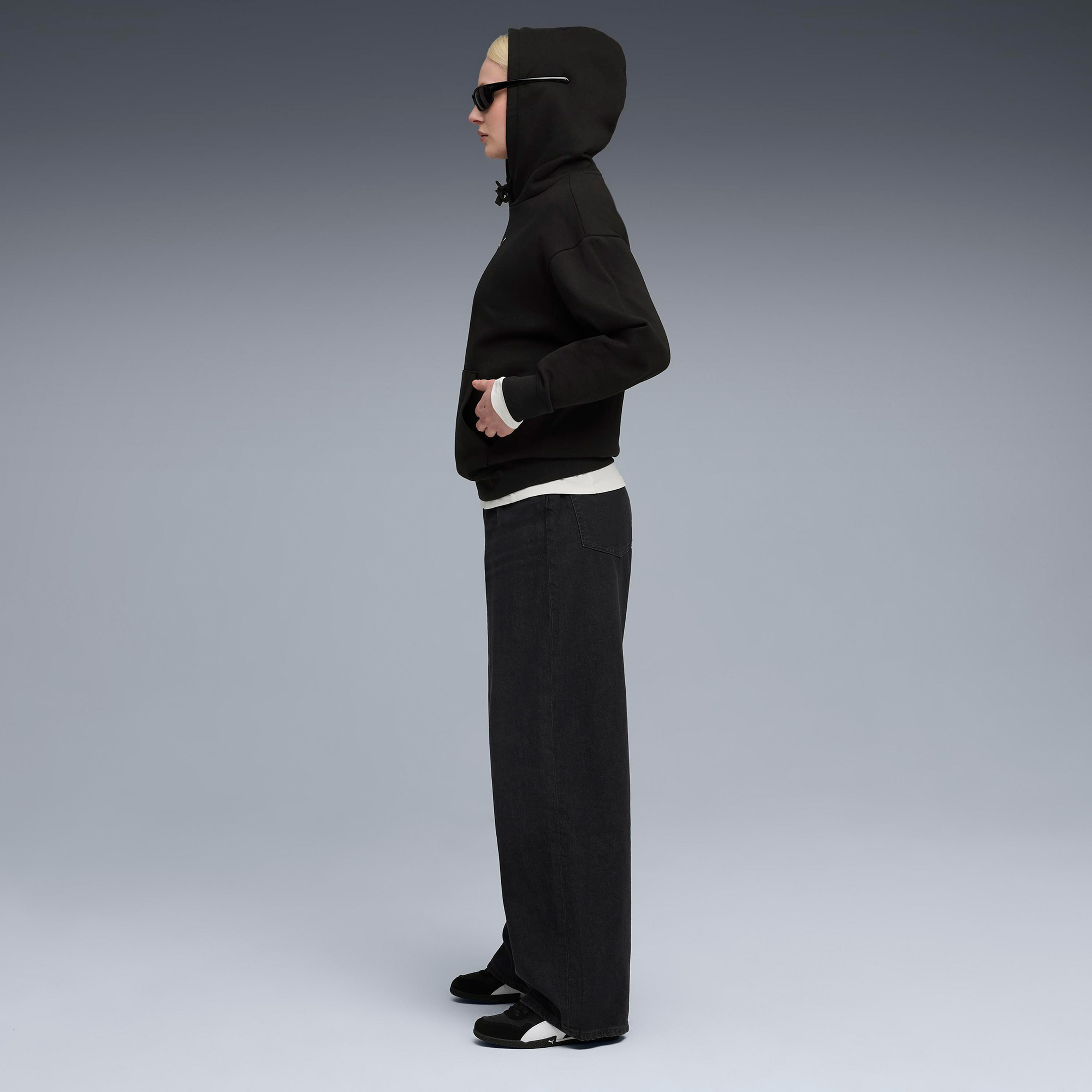 Puma Essential NATURE 2.0  Kadın Siyah Sweatshirt