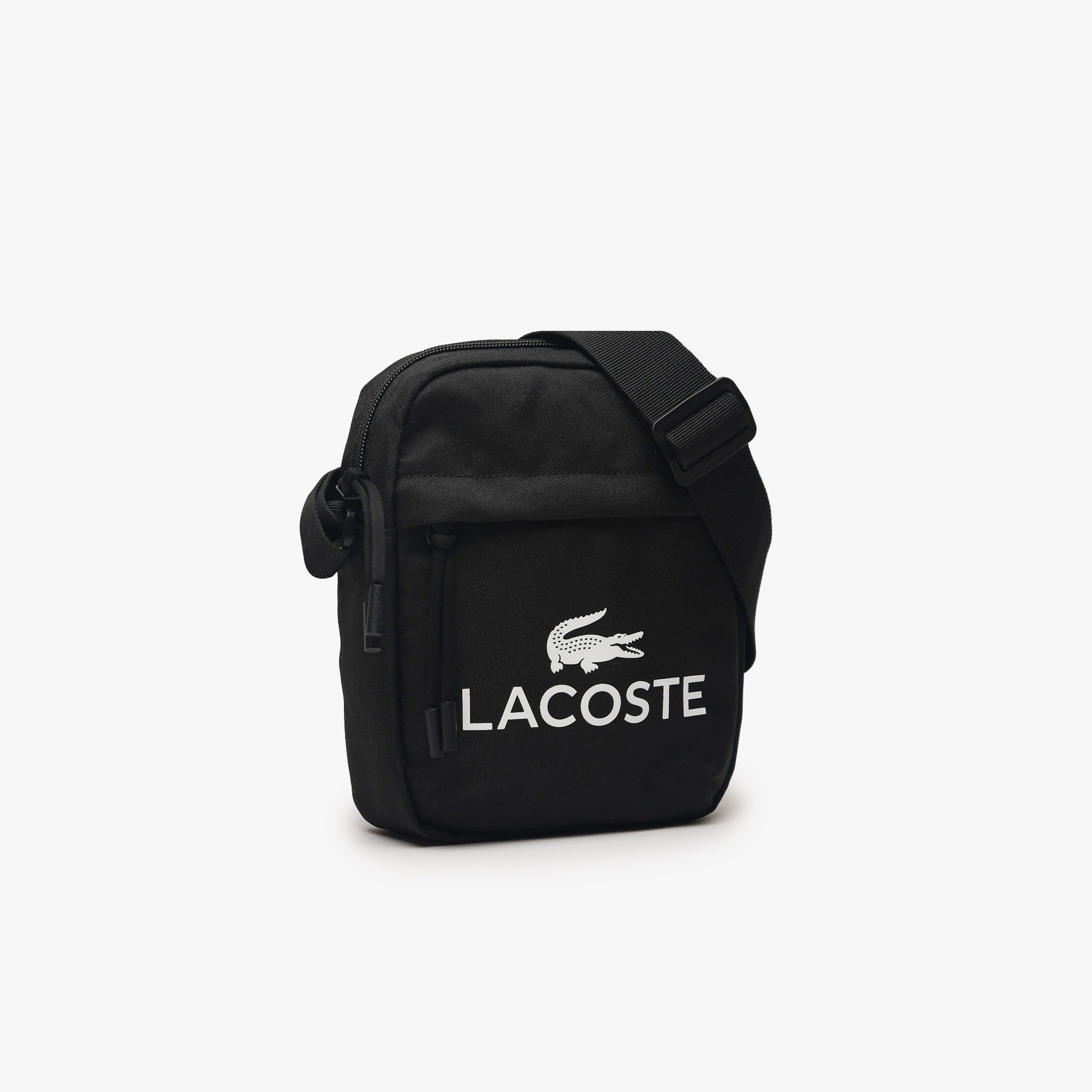 Lacoste Erkek Baskılı Siyah Postacı Çantası