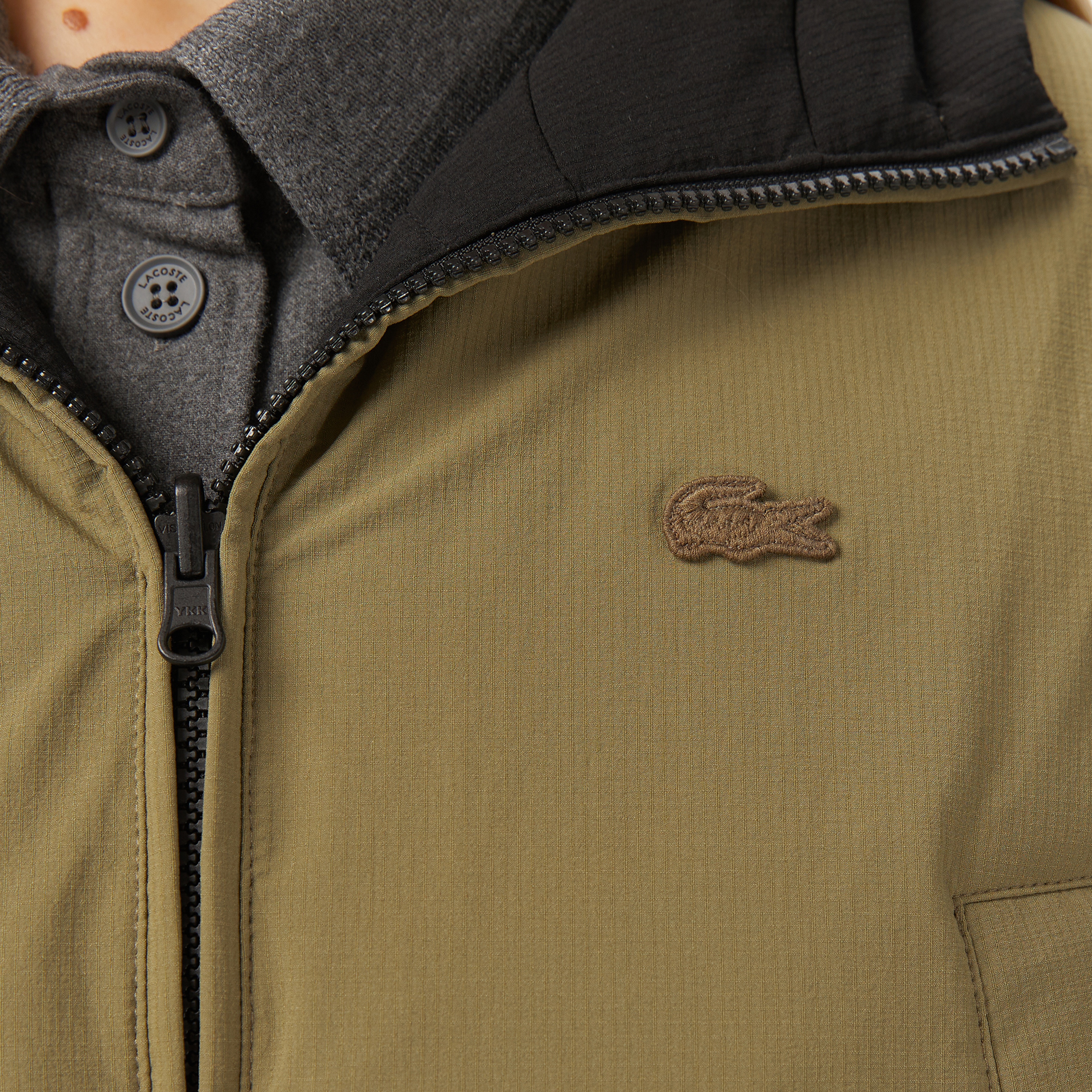 Kadın Kapüşonlu Çift Taraflı Siyah Mont