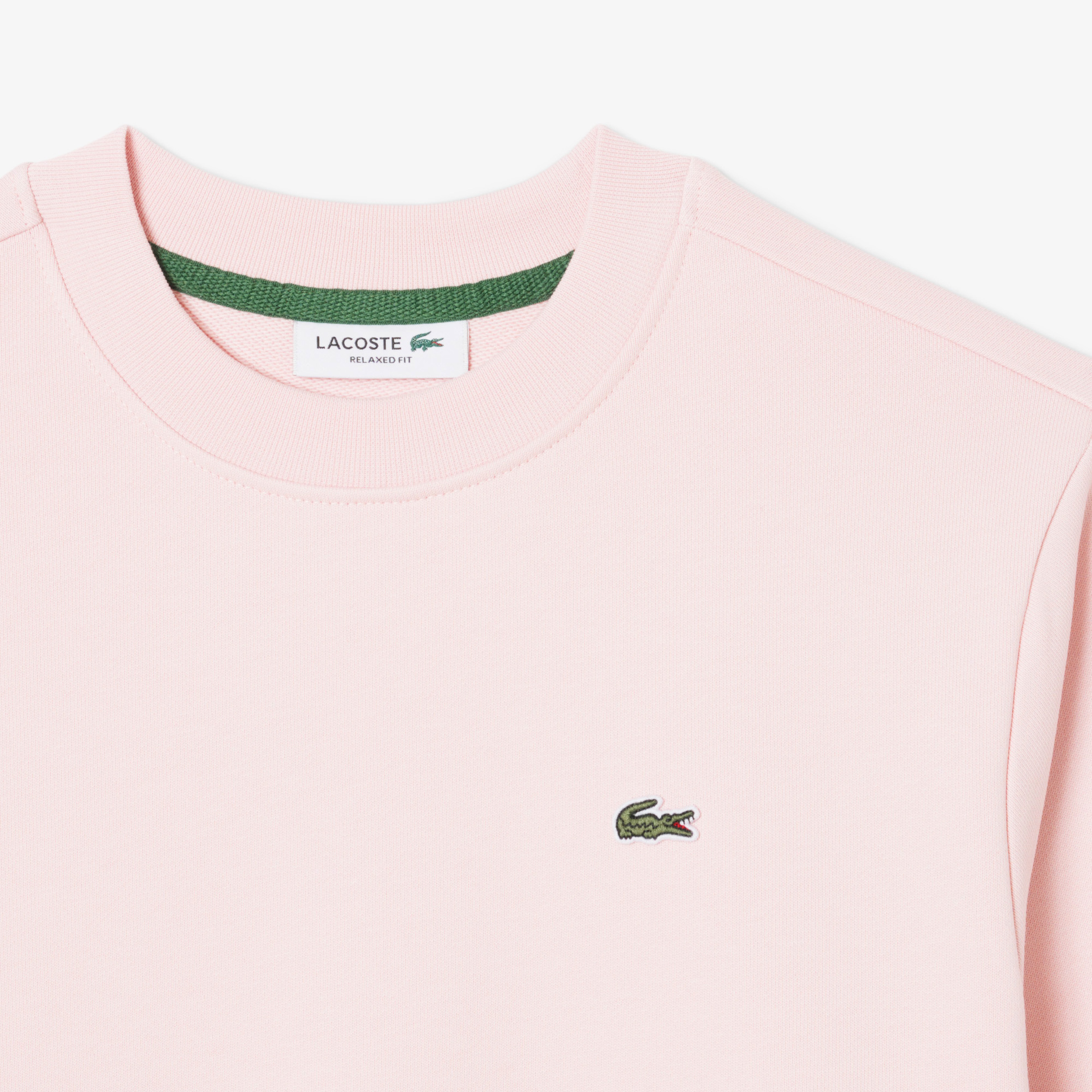 Kadın Relaxed Fit Bisiklet Yaka Pembe Sweatshirt