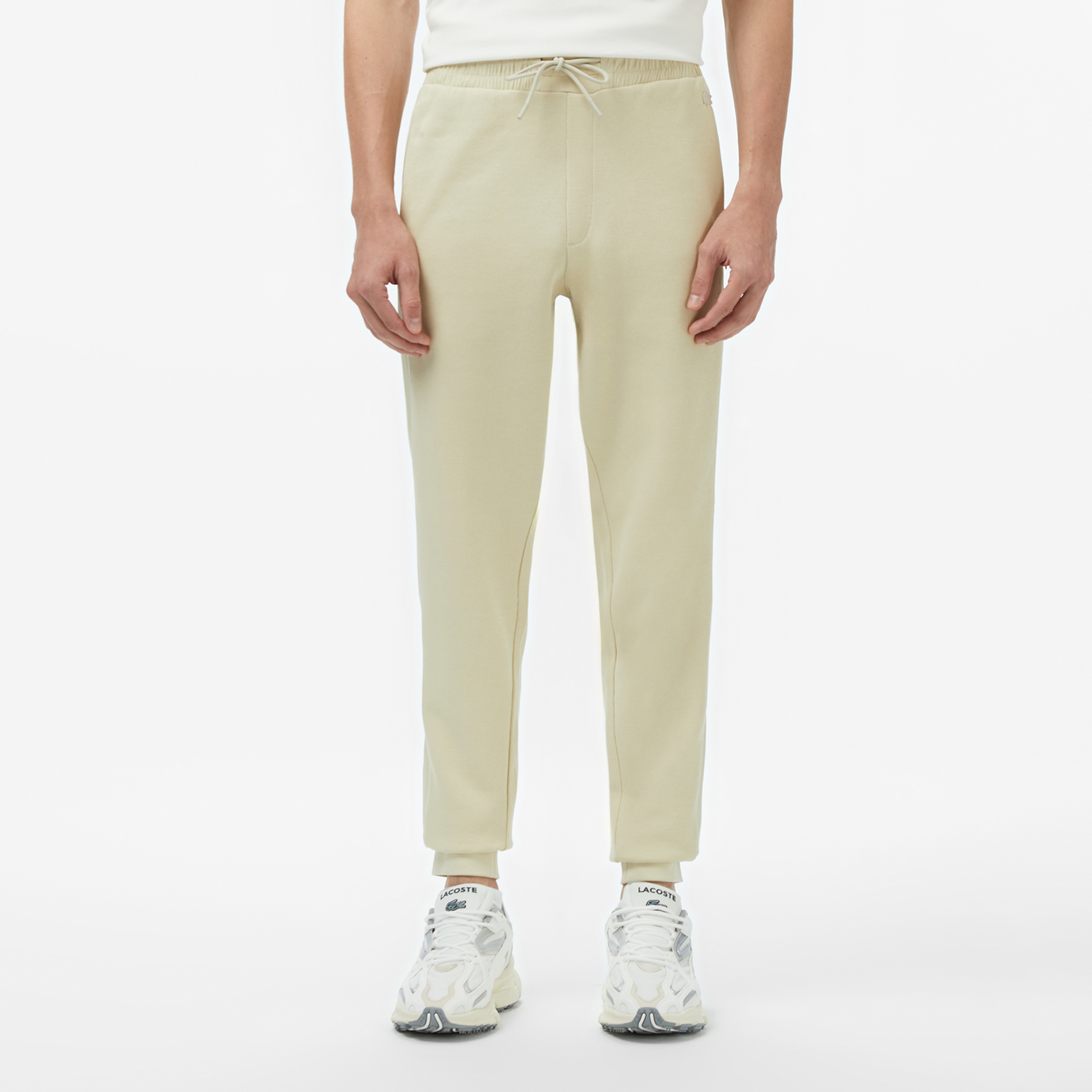 Erkek Classic Fit Bej Eşofman Altı