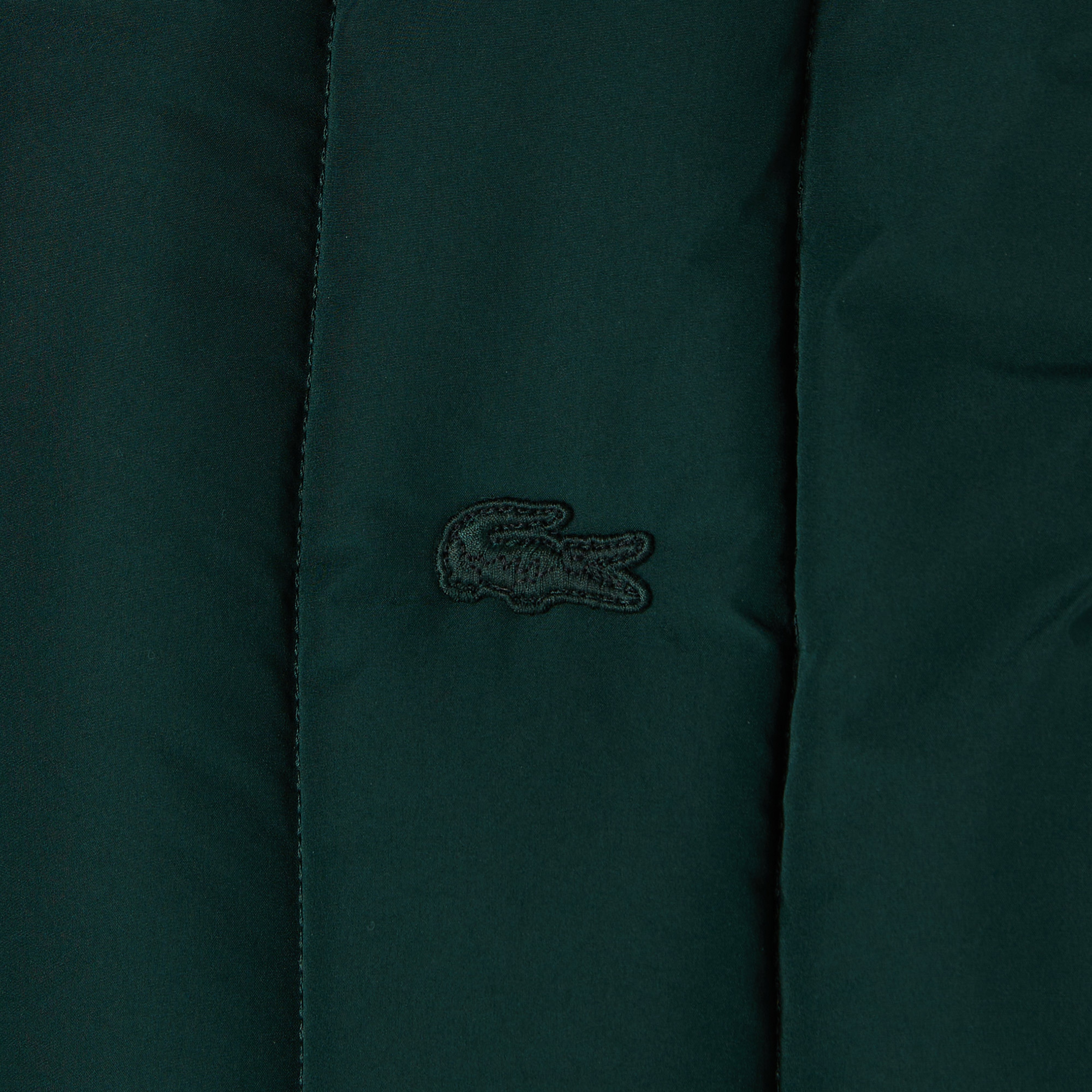 Erkek Dik Yaka Koyu Yeşil Yelek