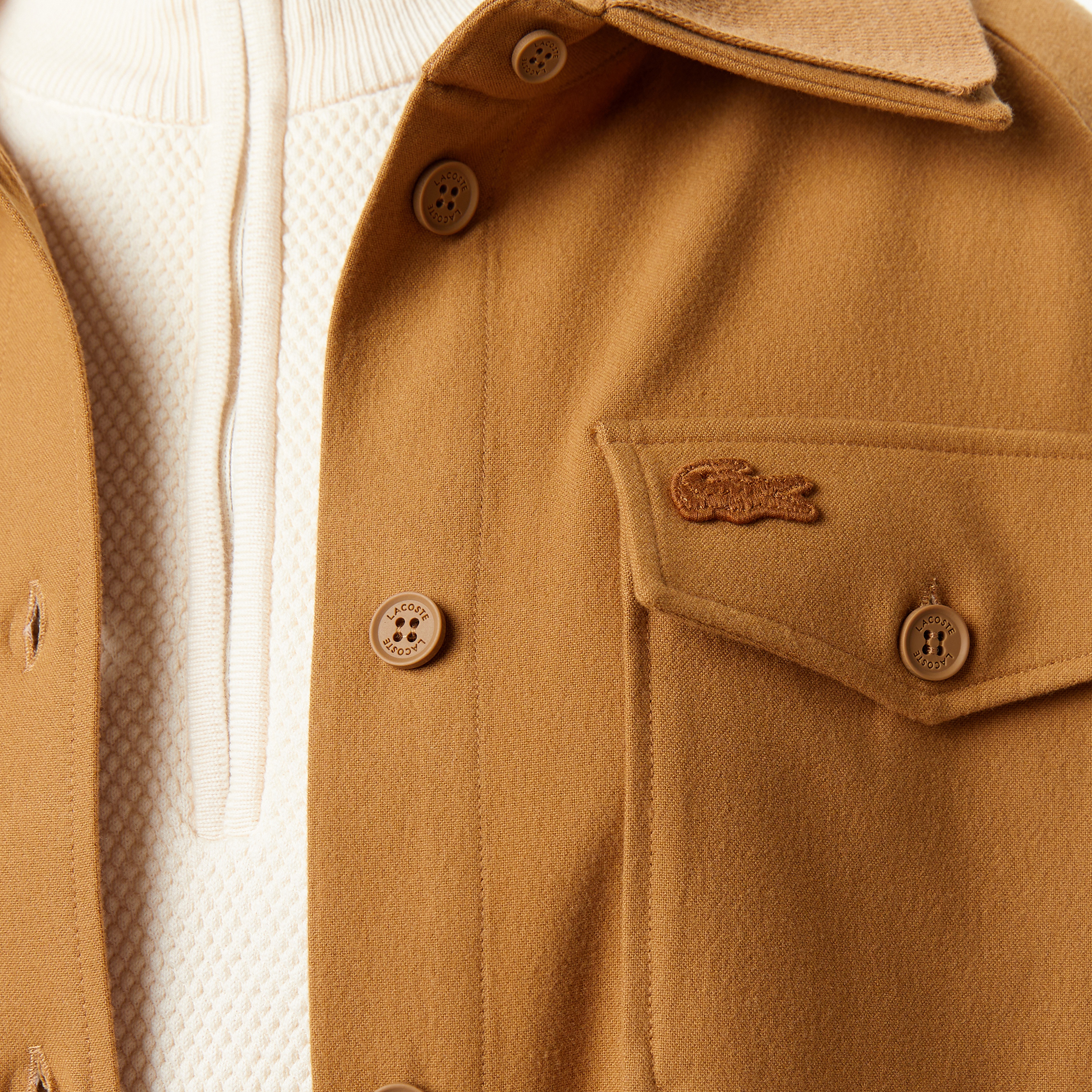 Kadın Regular Fit Kahverengi Dış Gömlek