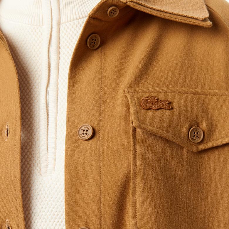 Kadın Regular Fit Kahverengi Dış Gömlek