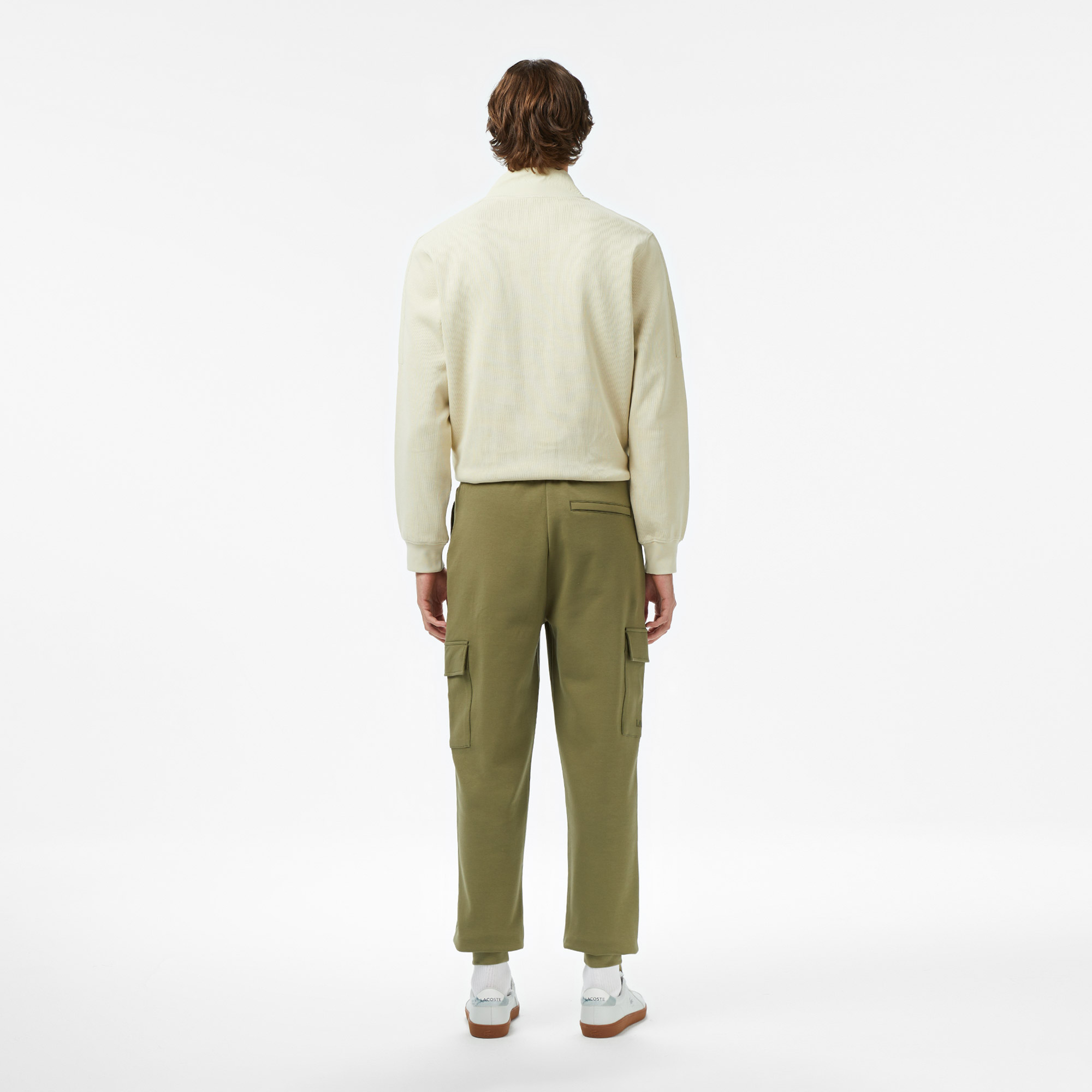 Erkek Loose Fit Haki Eşofman Altı