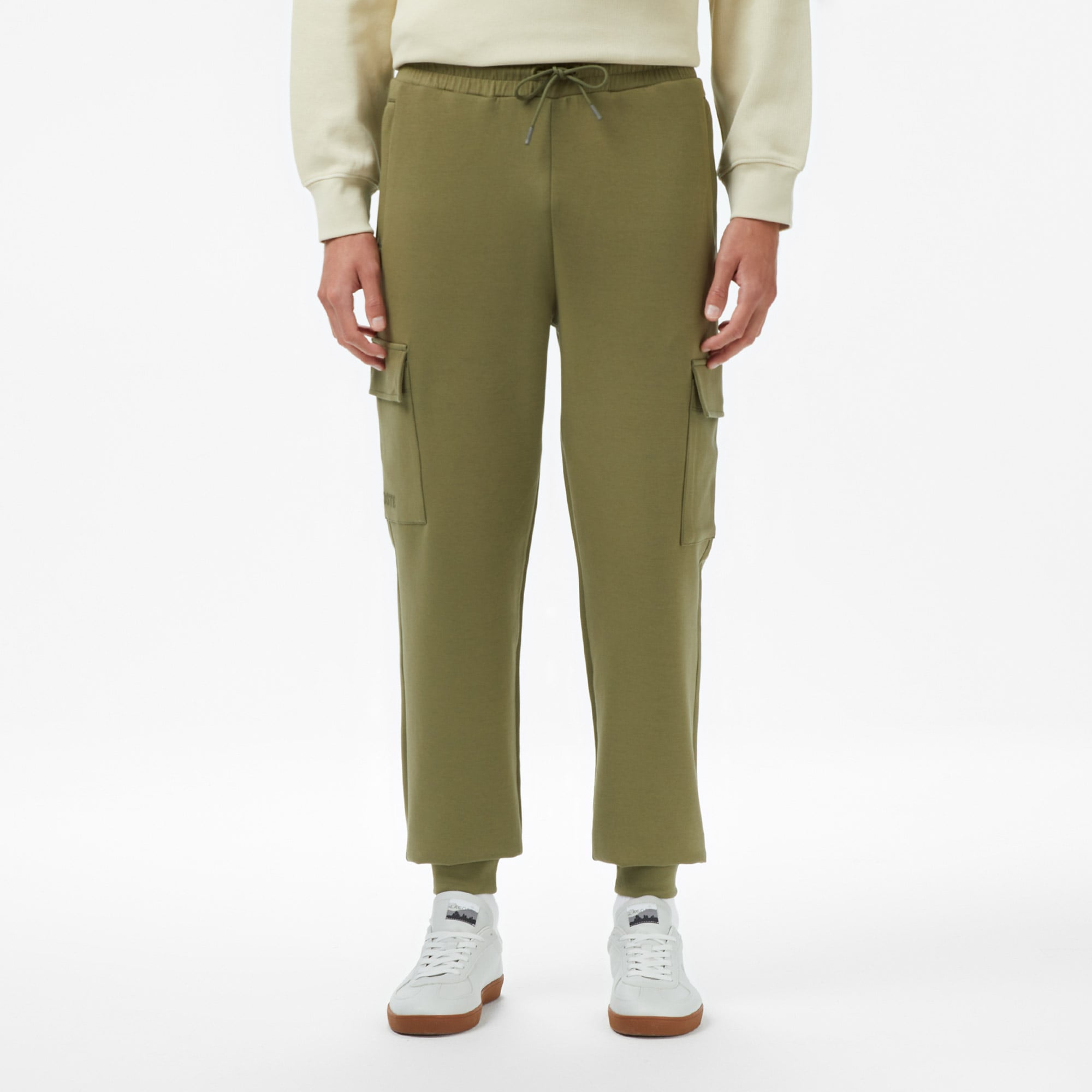 Erkek Loose Fit Haki Eşofman Altı