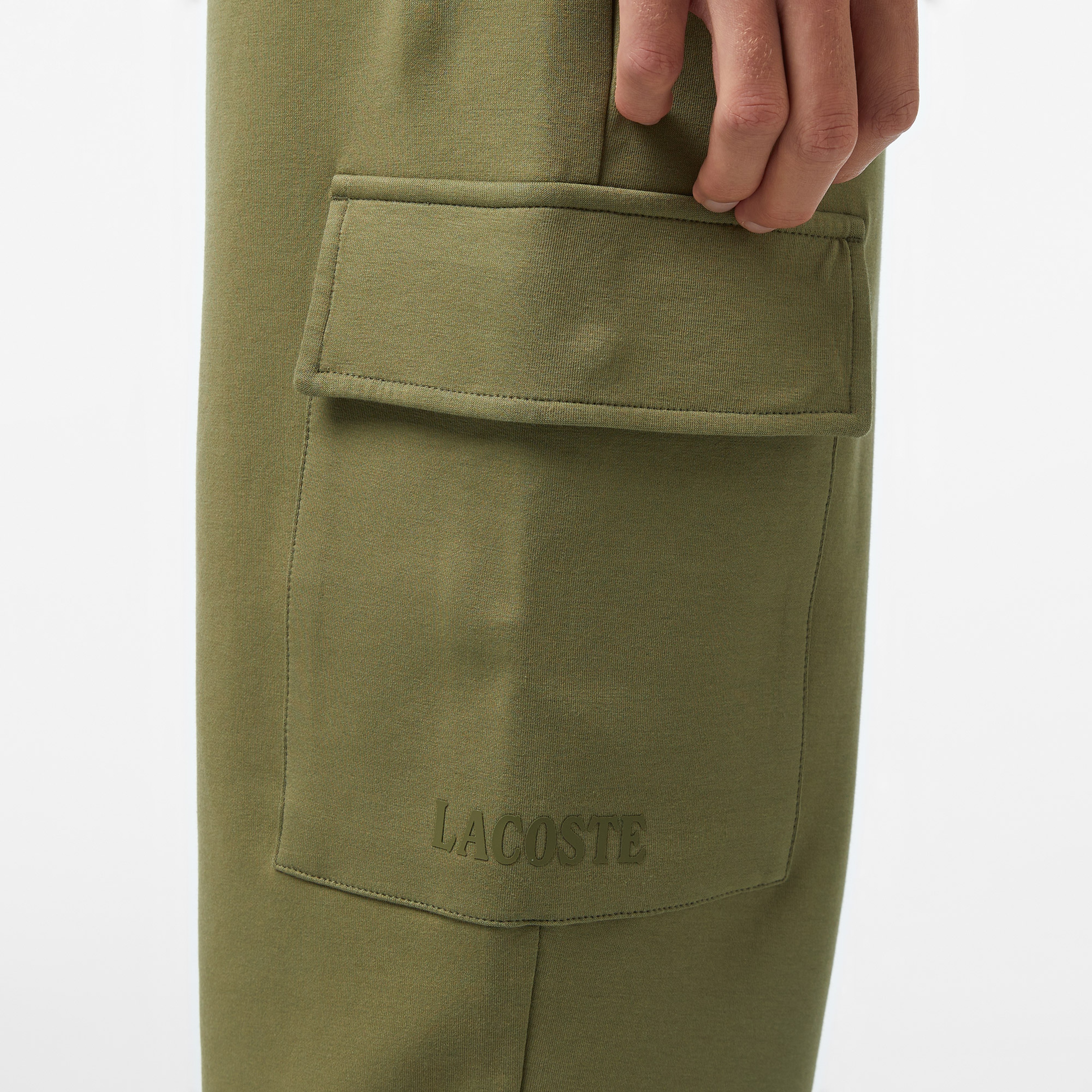 Erkek Loose Fit Haki Eşofman Altı