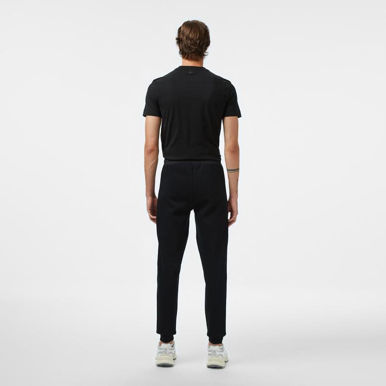 Erkek Classic Fit Siyah Eşofman Altı